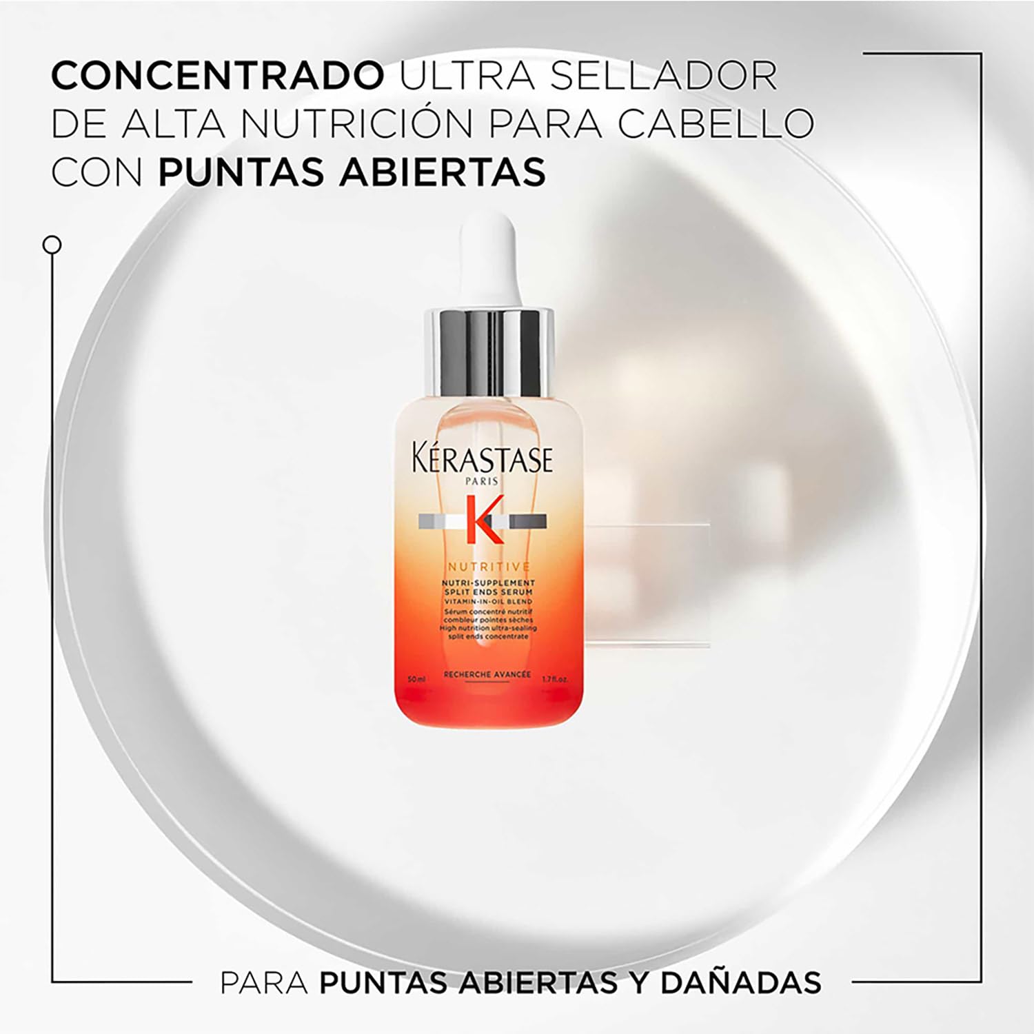 Foto 3 pulgar | Serum Kerastase Nutritive Nutritive Nutritive Nutritive, Con Puntas Abiertas, 50 Ml - Venta Internacional.