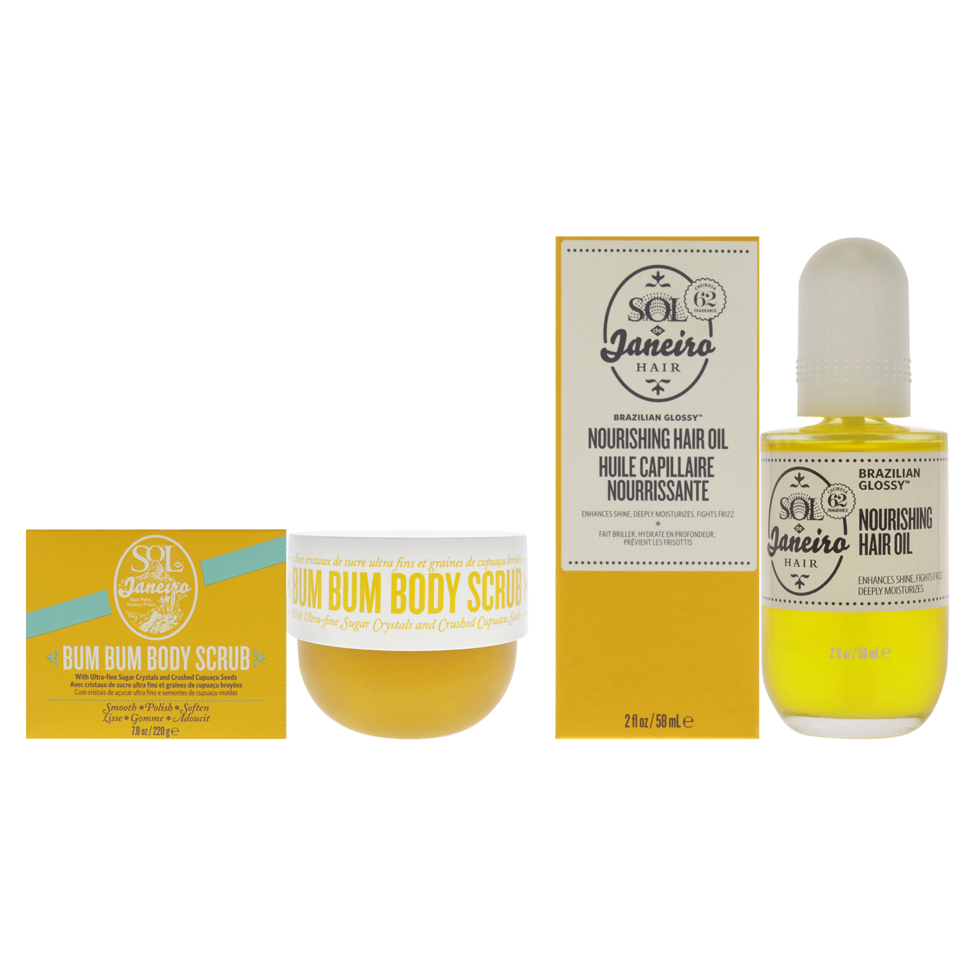 Foto 2 pulgar | Kit Sol De Janeiro Unisex Con Exfoliante De 230 Ml - Venta Internacional.