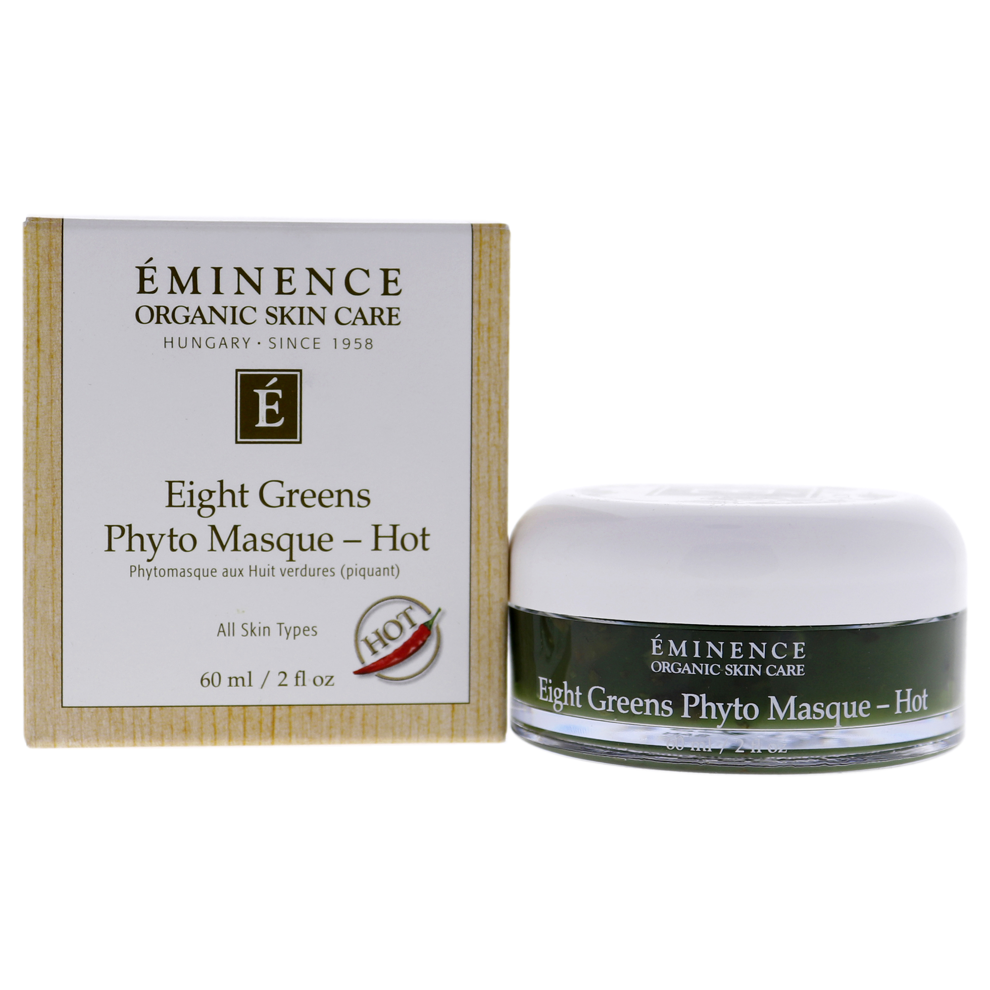 Foto 2 pulgar | Mascarilla Eminence Eight Greens Phyto Masque Hot 60 Ml - Venta Internacional