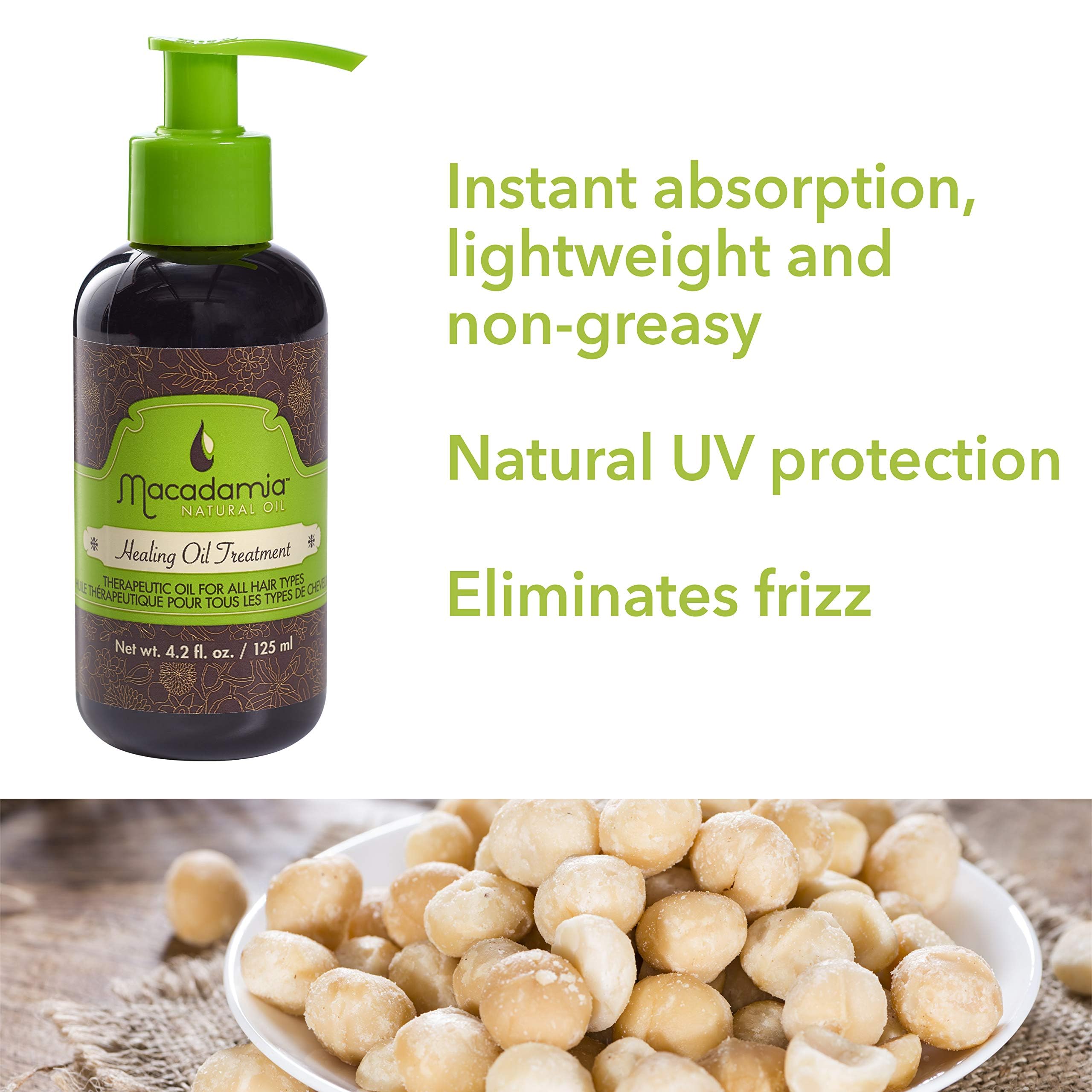 Foto 4 | Aceite Curativo De Macadamia Para Tratamiento Con Aceite, Botella De Vidrio De 125 Ml - Venta Internacional.
