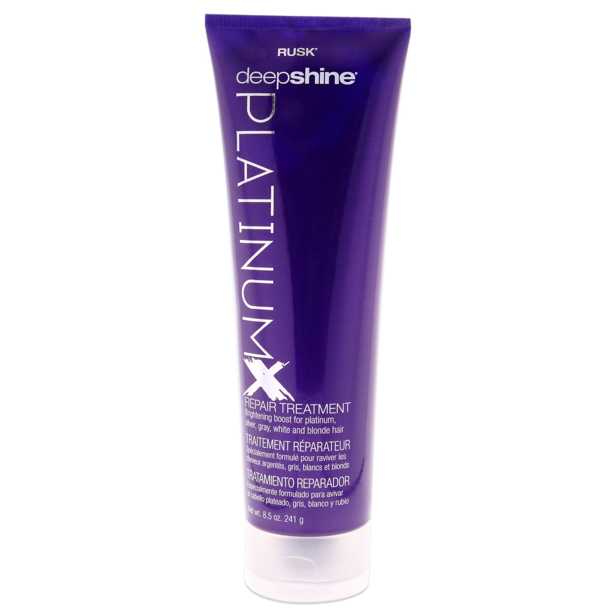 Foto 2 pulgar | Tratamiento Reparador Rusk Deepshine Platinumx 250ml Para Cabello - Venta Internacional.