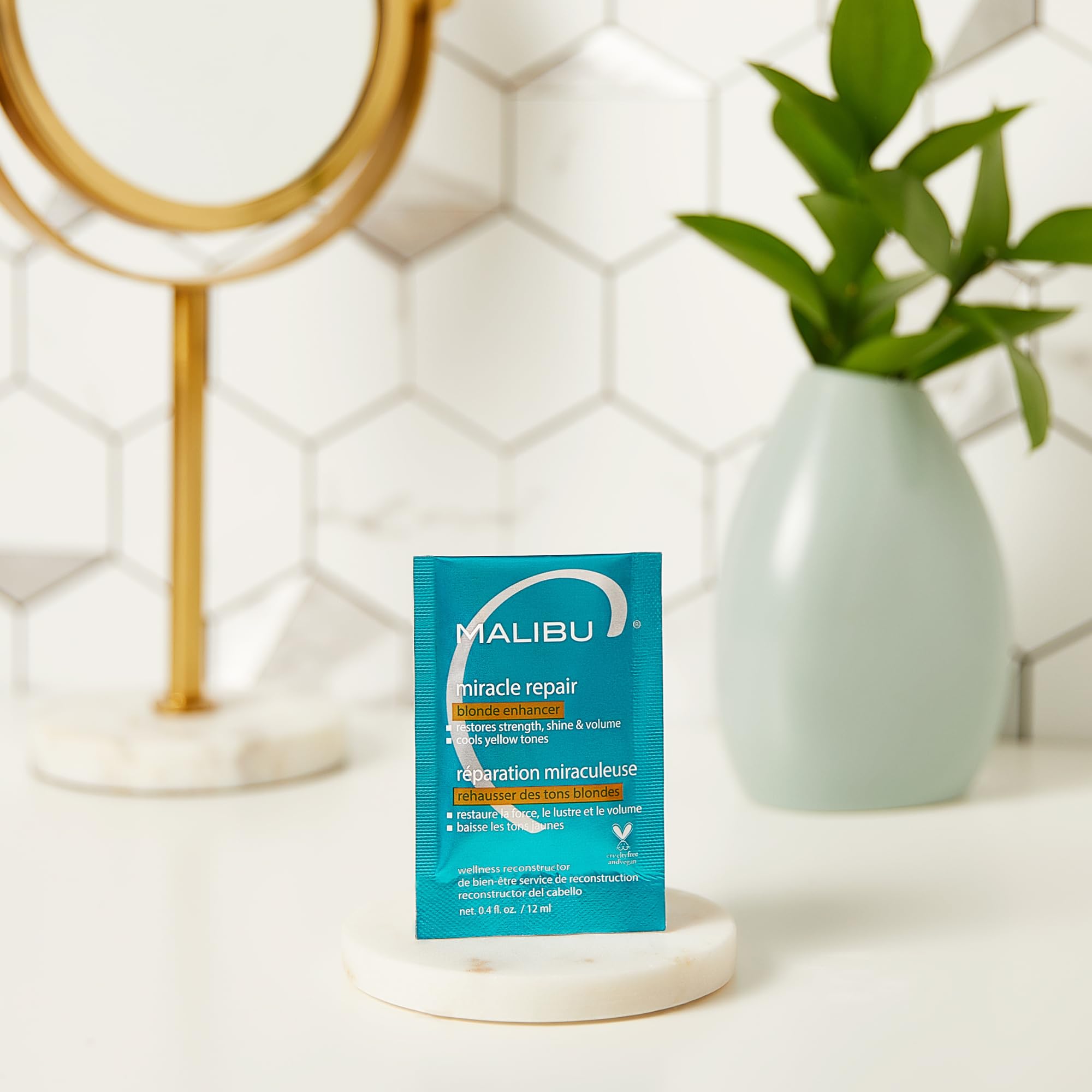 Foto 5 | Reconstructor Capilar Malibu C Miracle Repair Blonde Enhancer - Venta Internacional.