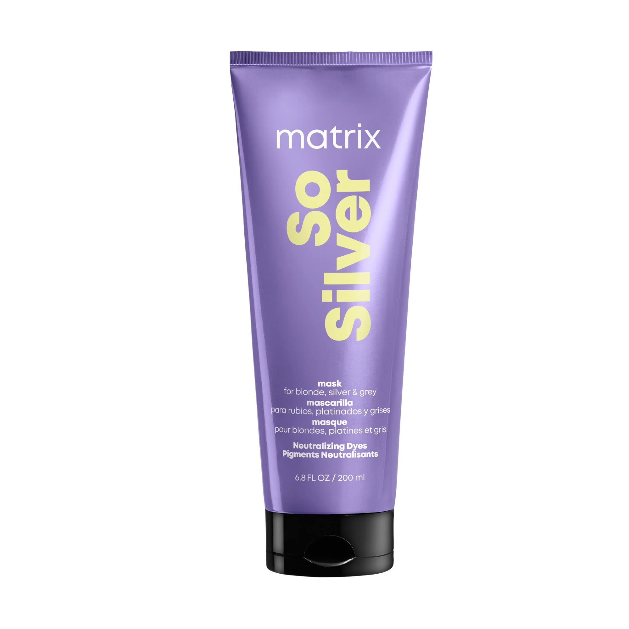 Foto 2 pulgar | Mascarilla Capilar Matrix So Silver Toning Purple 200 Ml Vegan - Venta Internacional.