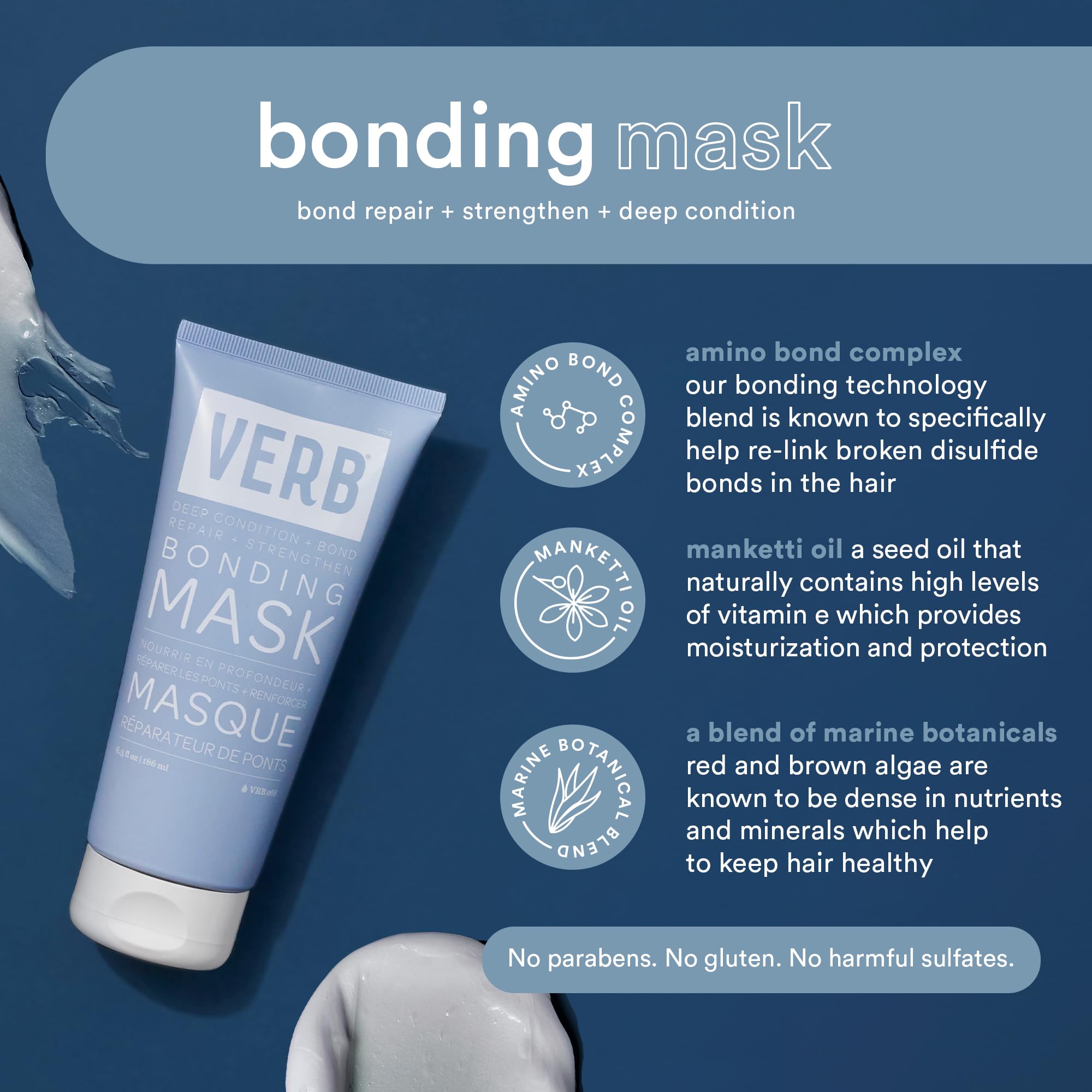 Foto 7 pulgar | Mascarilla Capilar Verb Bonding Mask Para Un Cabello Más Sano 175 Ml - Venta Internacional.