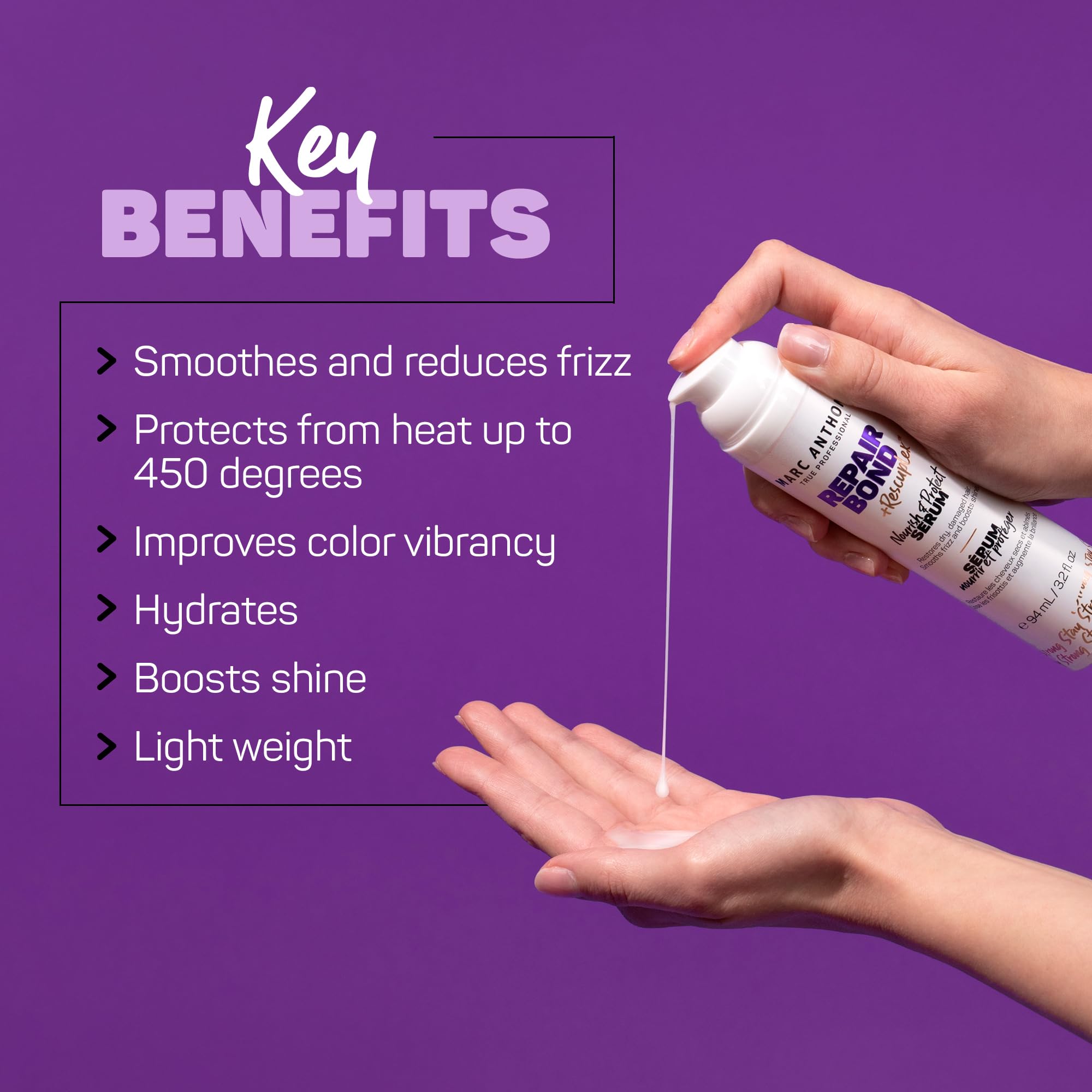 Foto 4 pulgar | Sérum Capilar Marc Anthony Repair Bond + Rescuplex 95 Ml - Venta Internacional.