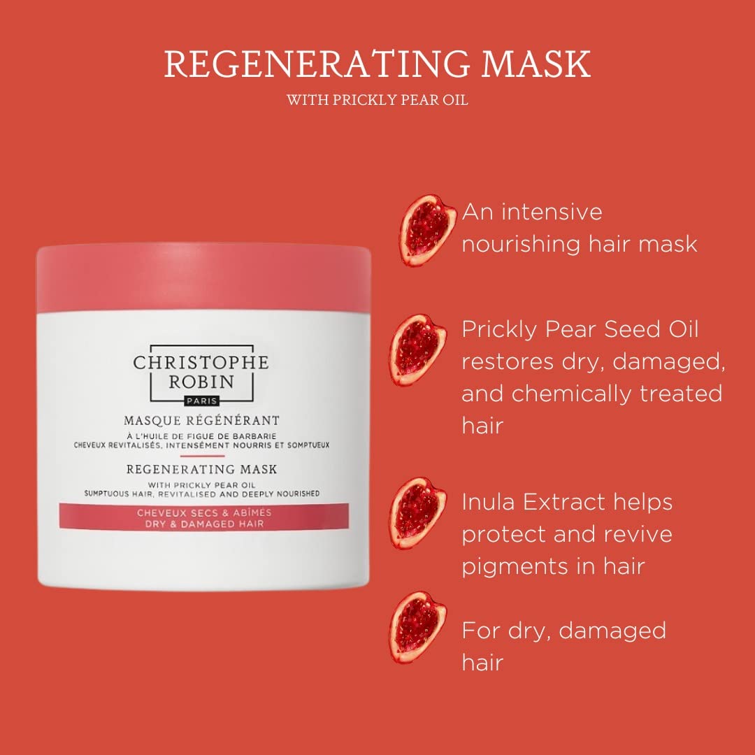 Foto 6 pulgar | Mascarilla Capilar Christophe Robin Regeneration Prickly Pear 250ml - Venta Internacional.