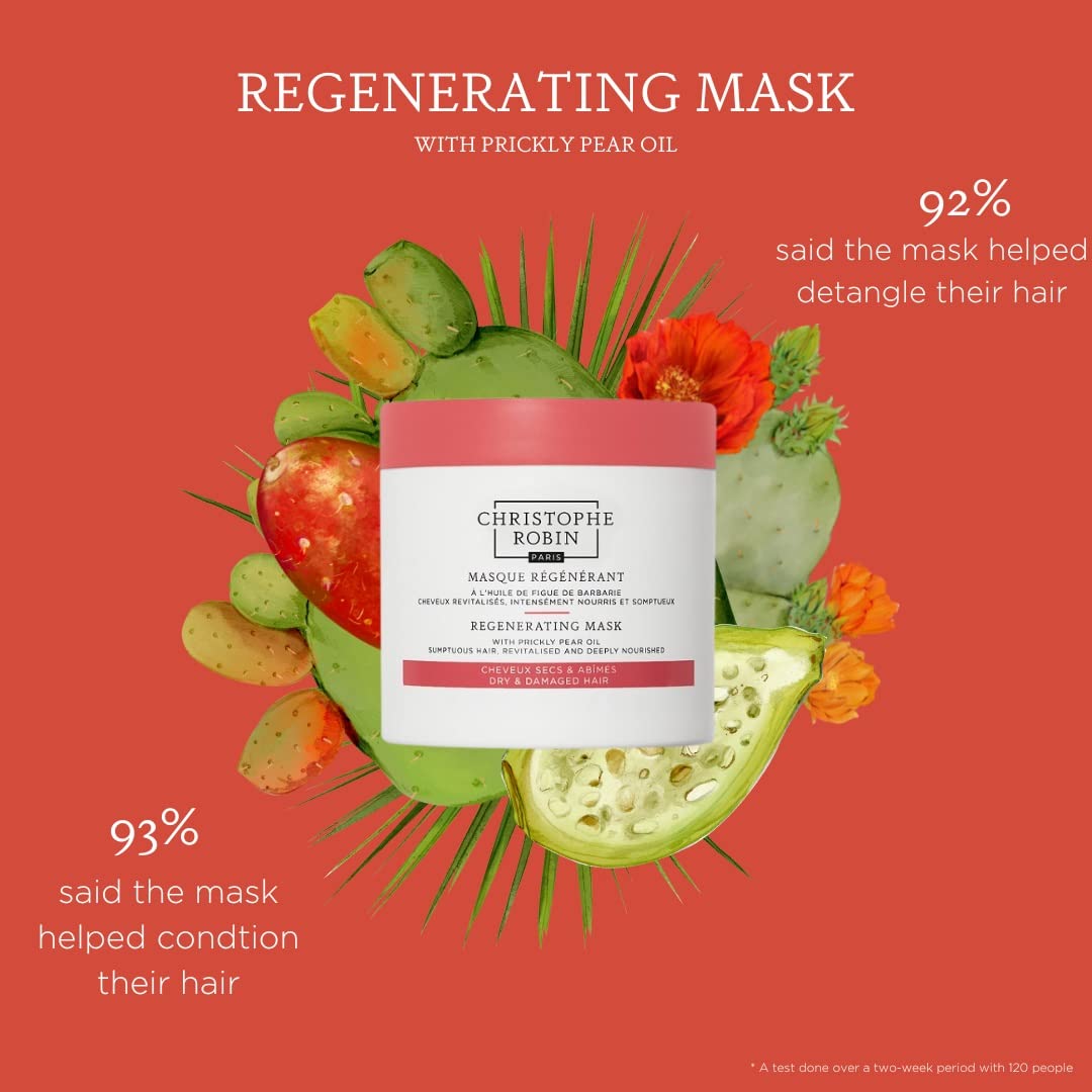 Foto 7 pulgar | Mascarilla Capilar Christophe Robin Regeneration Prickly Pear 250ml - Venta Internacional.