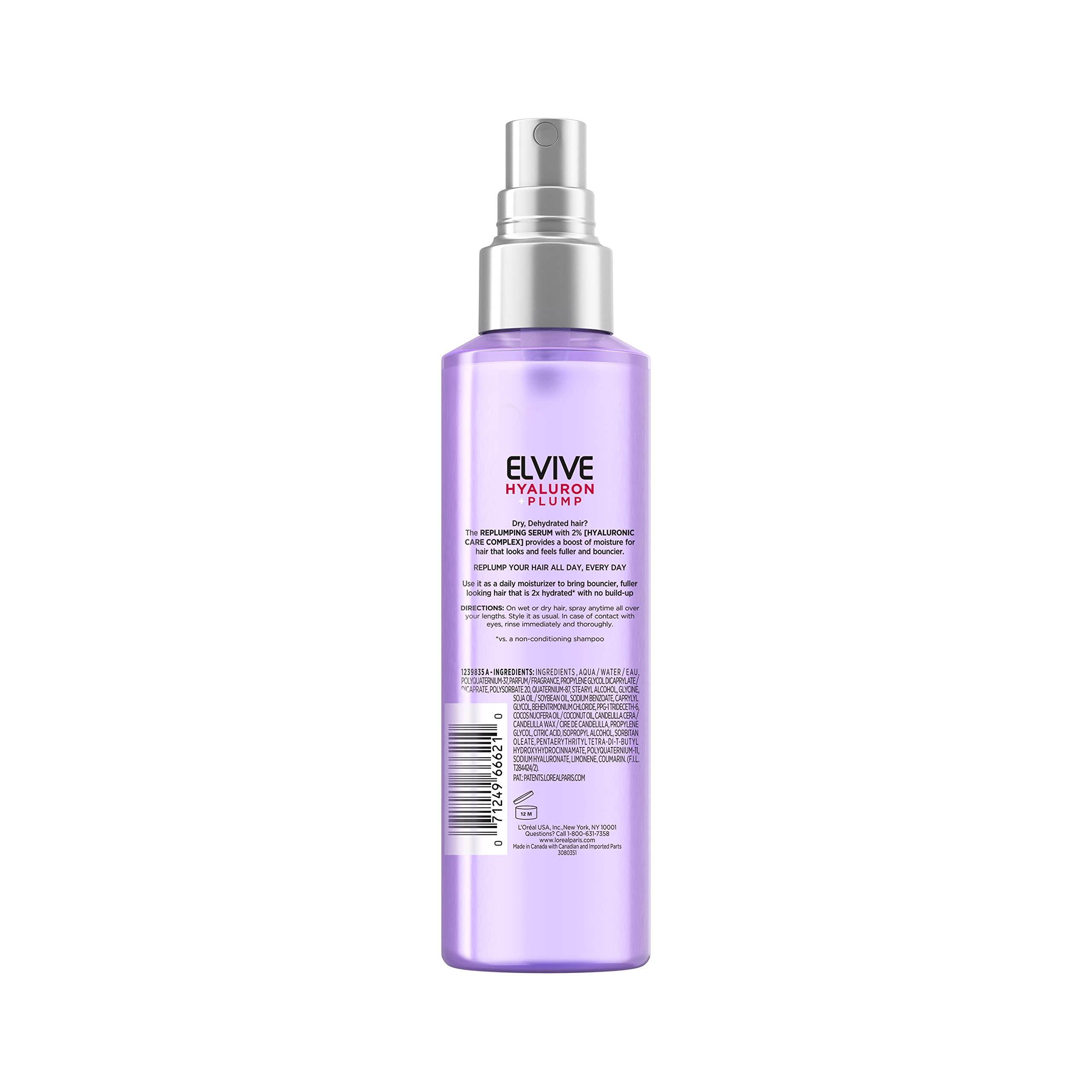 Foto 3 pulgar | Sérum Capilar L'oreal Paris Elvive Hyaluron Plump Moisture 130 Ml - Venta Internacional.