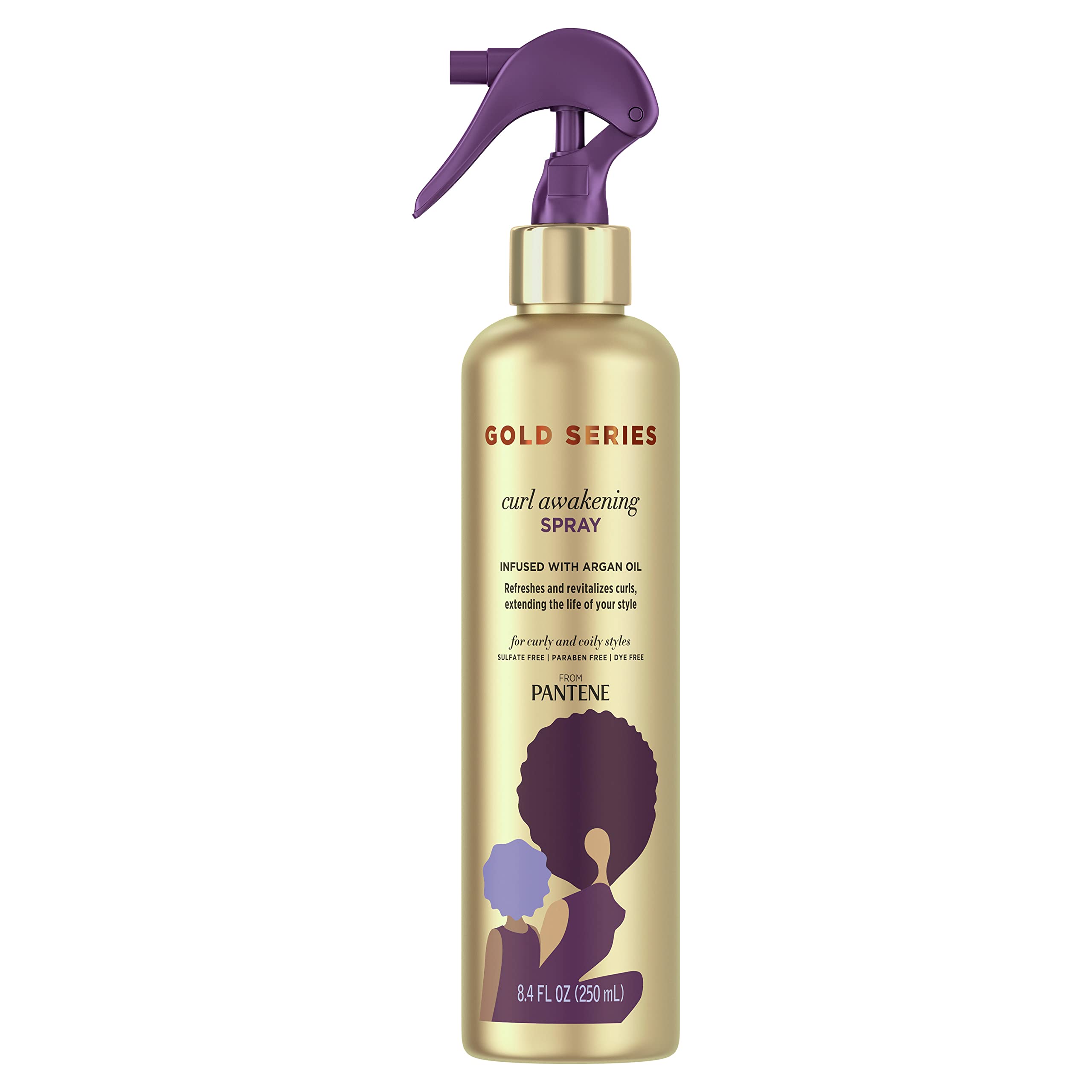 Foto 2 pulgar | Spray Pantene Gold Series Curl Awakening De 250 Ml Con Aceite De Argán - Venta Internacional.