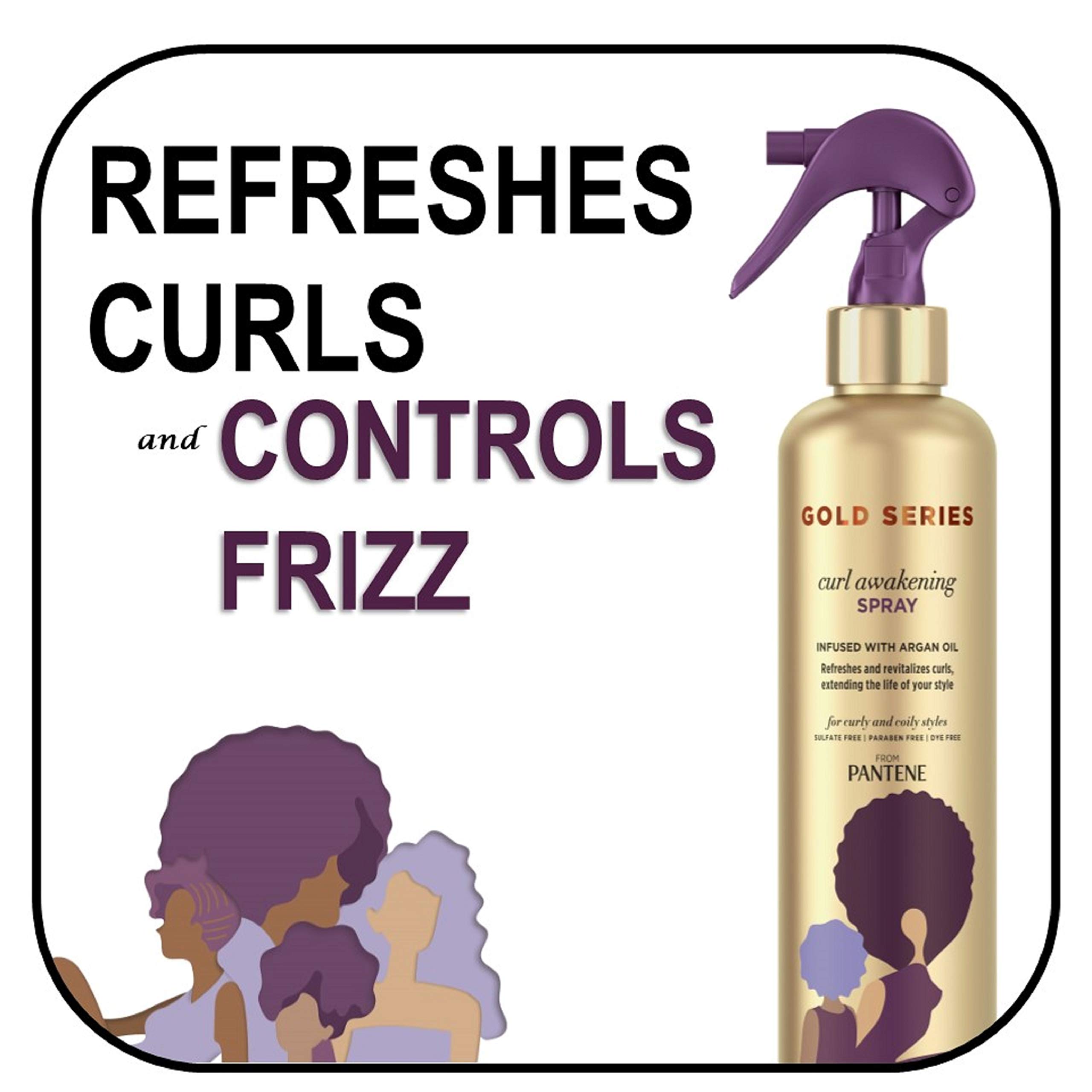 Foto 5 pulgar | Spray Pantene Gold Series Curl Awakening De 250 Ml Con Aceite De Argán - Venta Internacional.