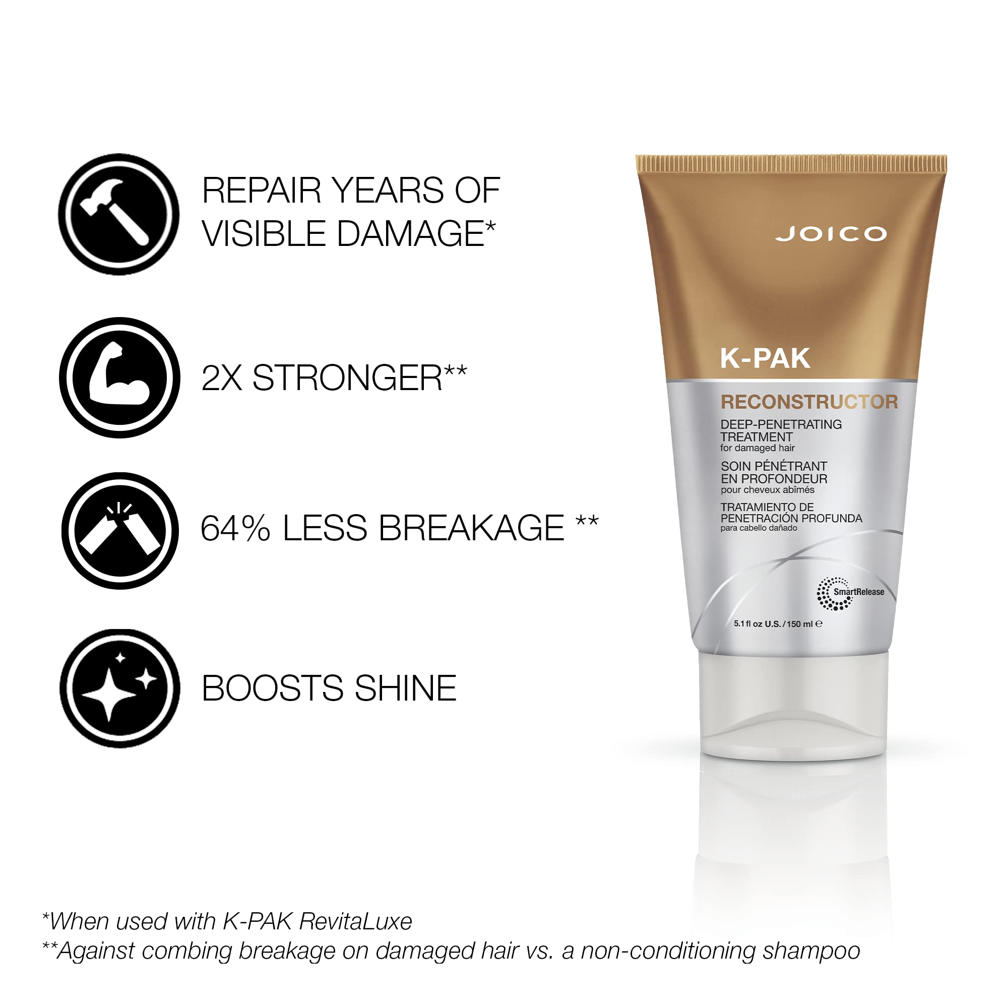Foto 3 pulgar | Tratamiento Joico K-pak Reconstructor De Penetración Profunda, 150 Ml - Venta Internacional.