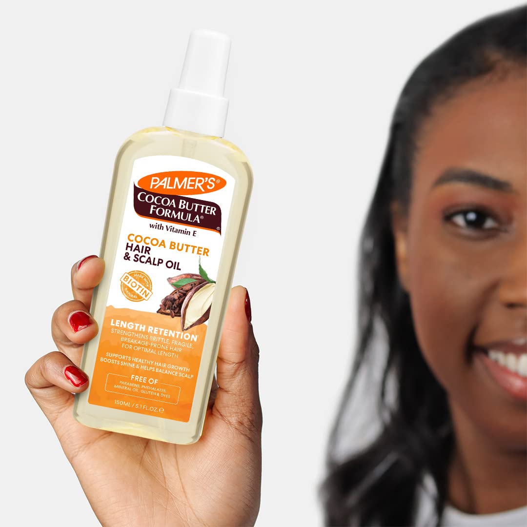 Foto 5 pulgar | Aceite Para Cabello Y Cuero Cabelludo, Manteca De Cacao Y Biotina Palmer's, 150 Ml - Venta Internacional.