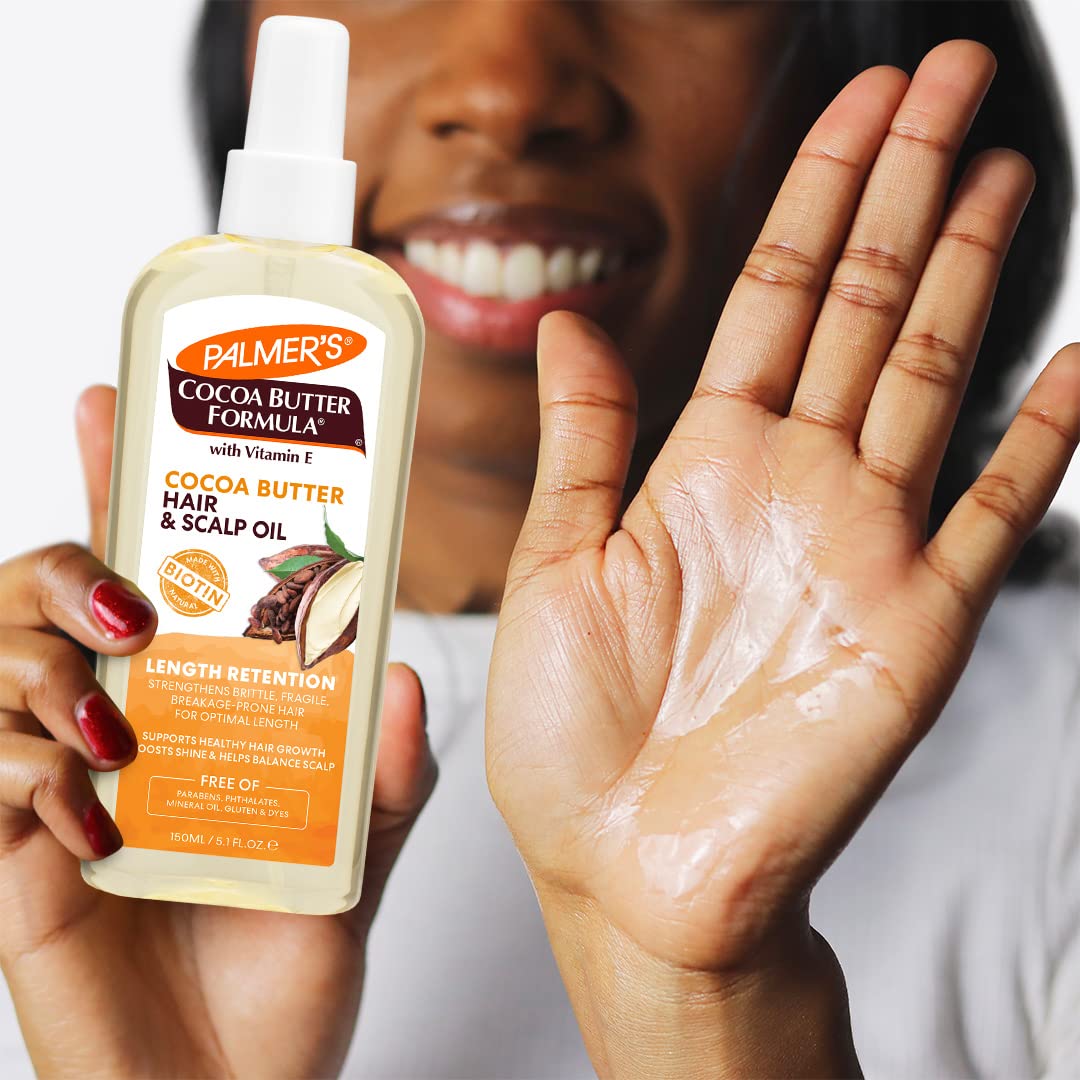 Foto 8 pulgar | Aceite Para Cabello Y Cuero Cabelludo, Manteca De Cacao Y Biotina Palmer's, 150 Ml - Venta Internacional.
