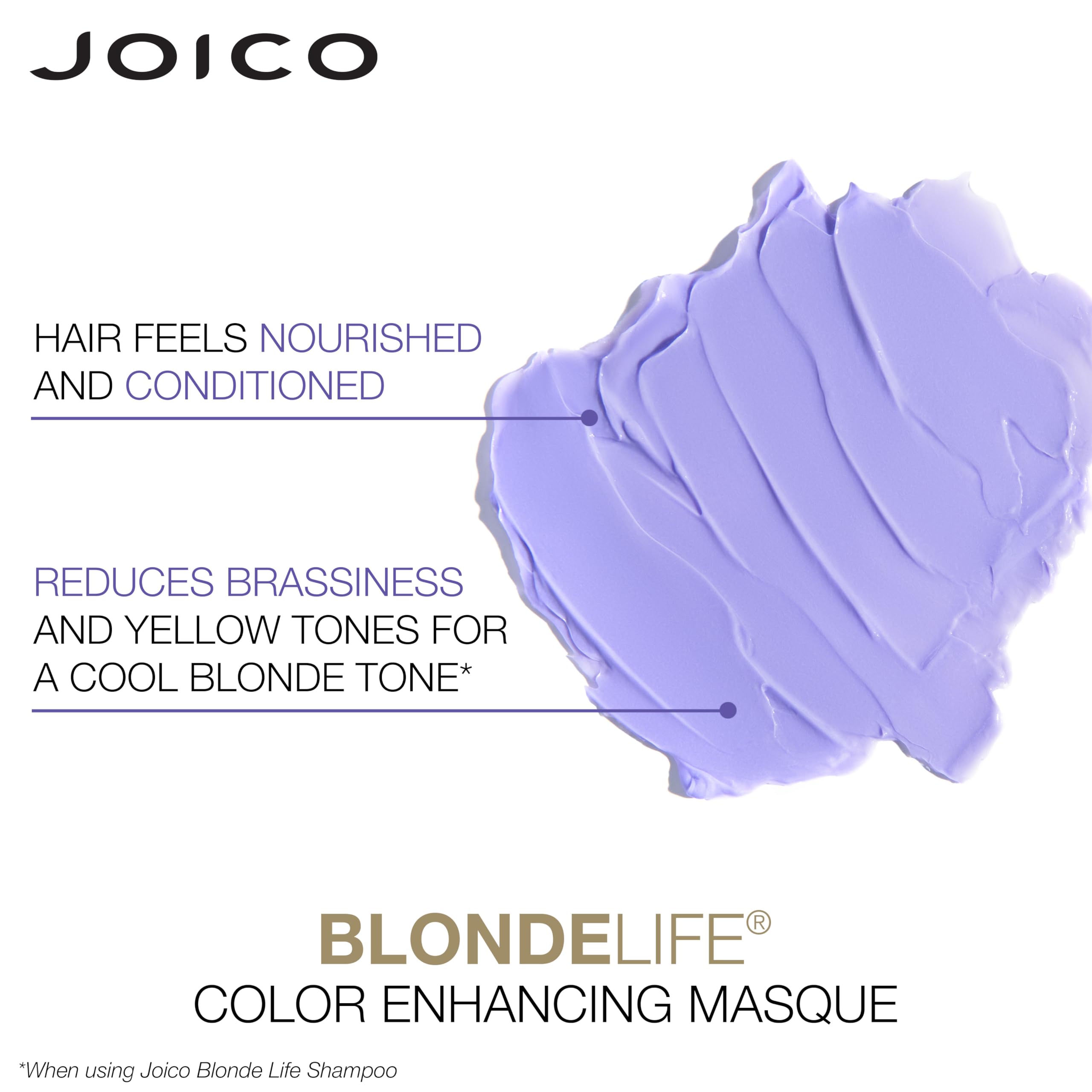 Foto 5 pulgar | Mascarilla Realzadora De Color Joico Blonde Life 150 Ml Para Cabello Rubio - Venta Internacional.