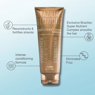Foto 2 | Mascarilla Acondicionadora Brazilian Blowout Deep 240 Ml (paquete De 1) - Venta Internacional.