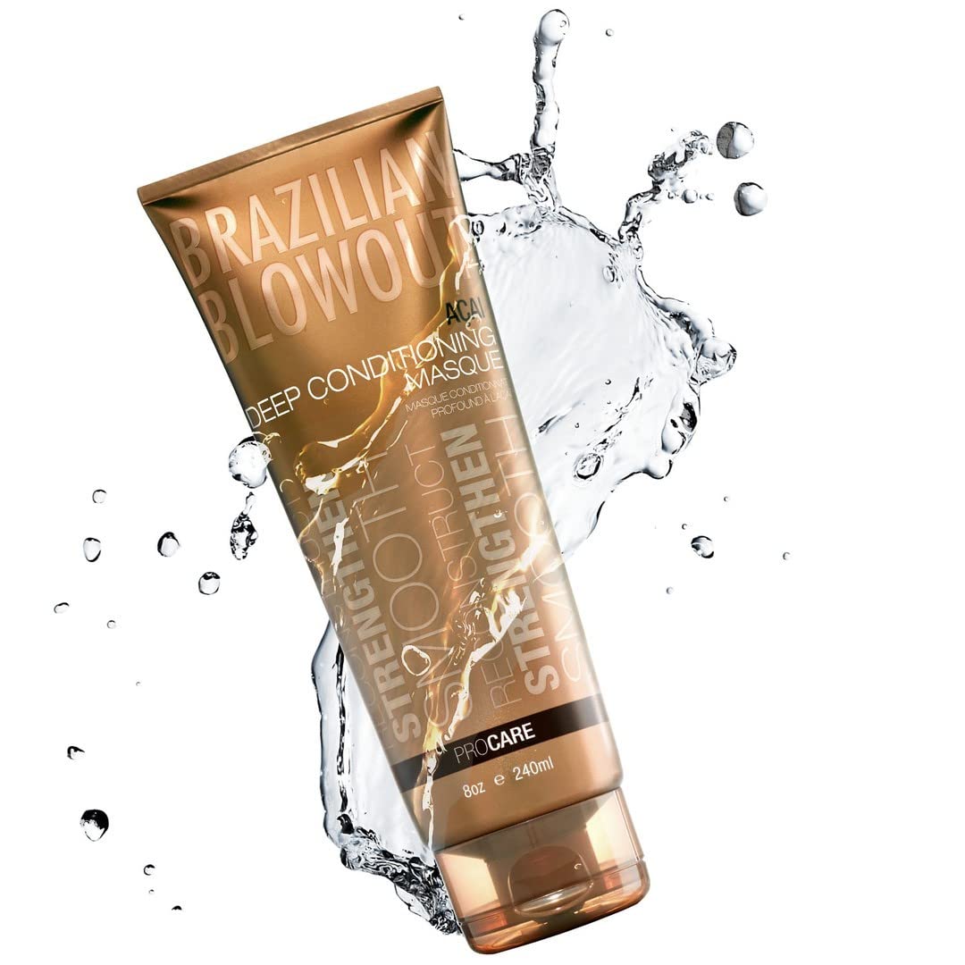 Foto 4 pulgar | Mascarilla Acondicionadora Brazilian Blowout Deep 240 Ml (paquete De 1) - Venta Internacional.