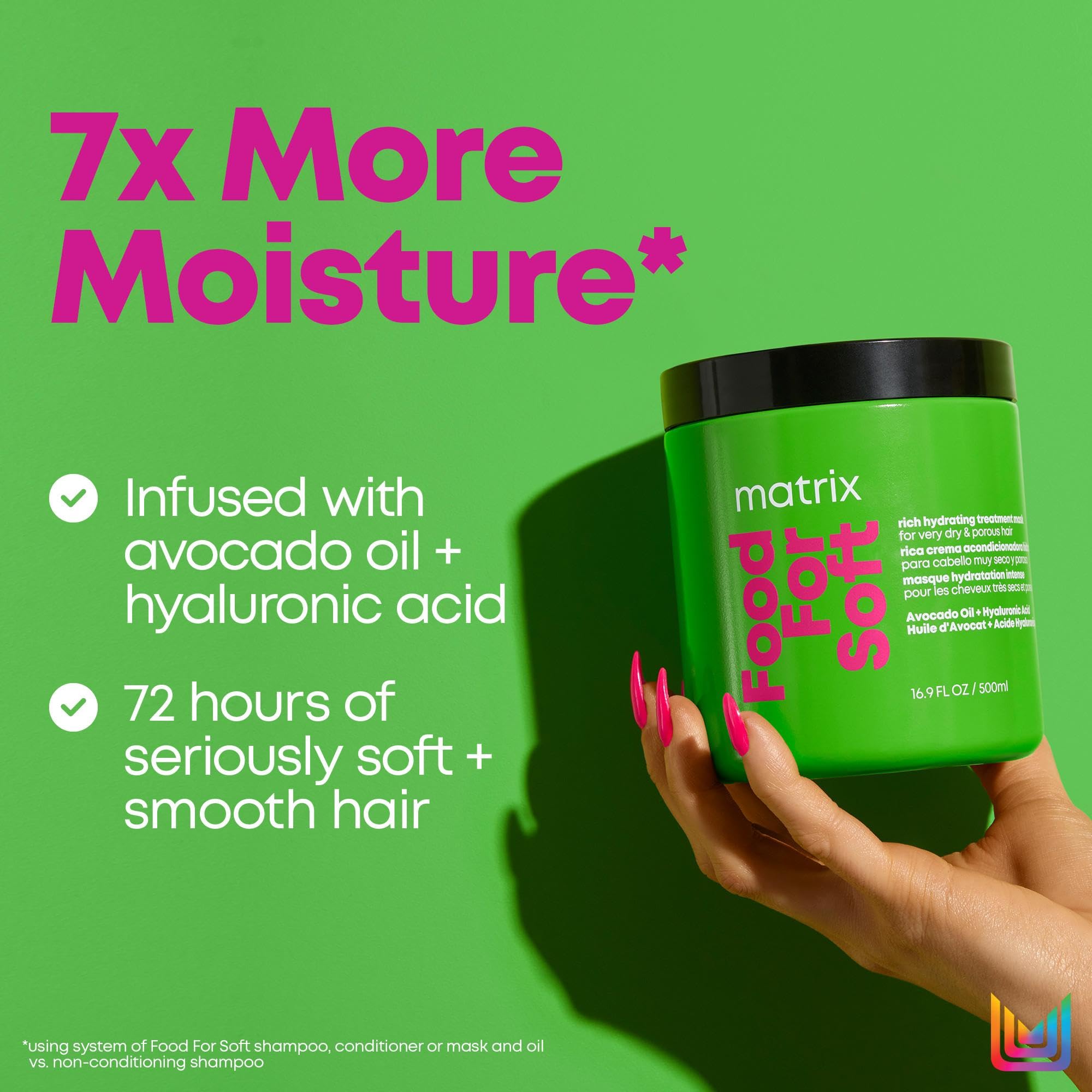 Foto 5 pulgar | Mascarilla Capilar Matrix Food For Soft Rich Hydrating, 500 Ml, Aguacate - Venta Internacional.