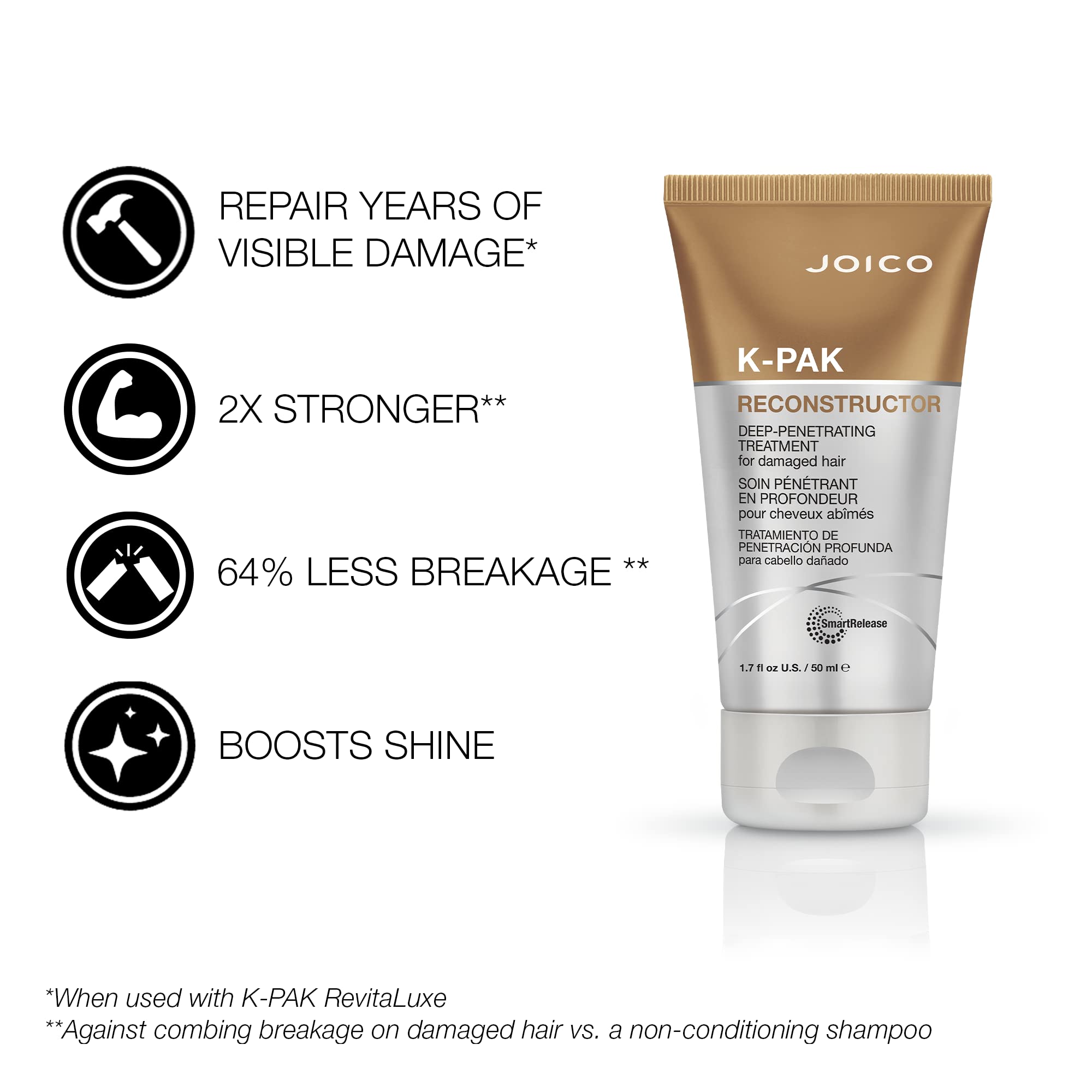 Foto 3 pulgar | Tratamiento Joico K-pak Reconstructor De Penetración Profunda, 50 Ml - Venta Internacional.