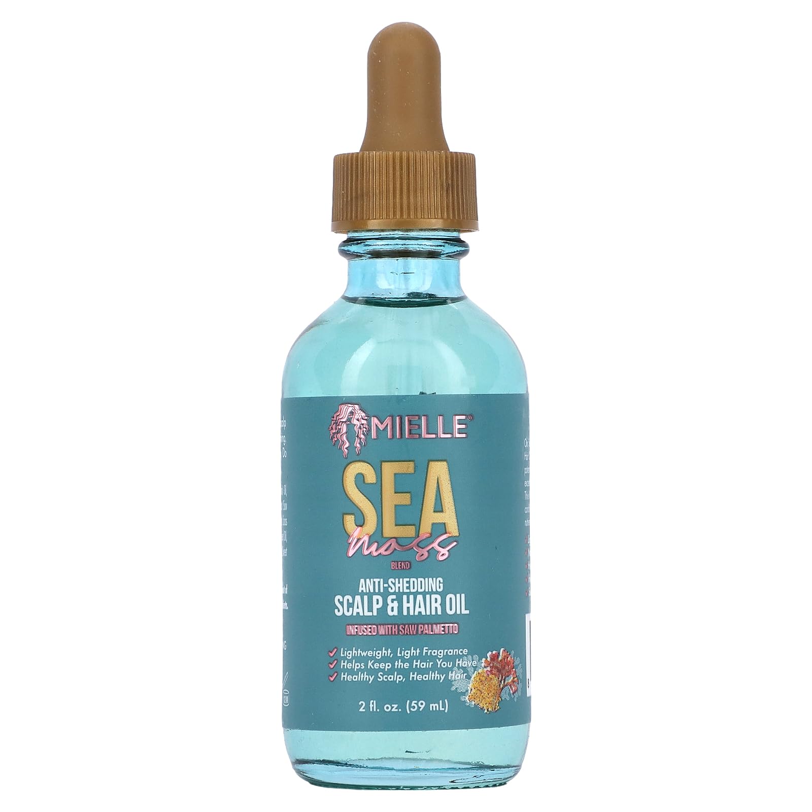 Foto 2 pulgar | Aceite Para Cuero Cabelludo Y Cabello Mielle, Anticaída, Musgo Marino, 59 Ml - Venta Internacional.