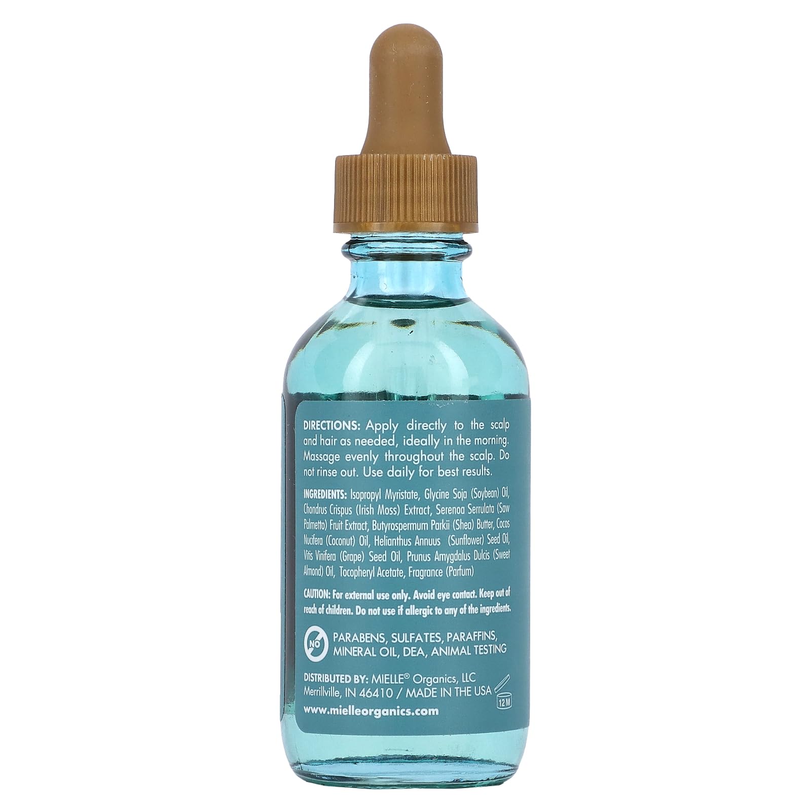 Foto 3 pulgar | Aceite Para Cuero Cabelludo Y Cabello Mielle, Anticaída, Musgo Marino, 59 Ml - Venta Internacional.