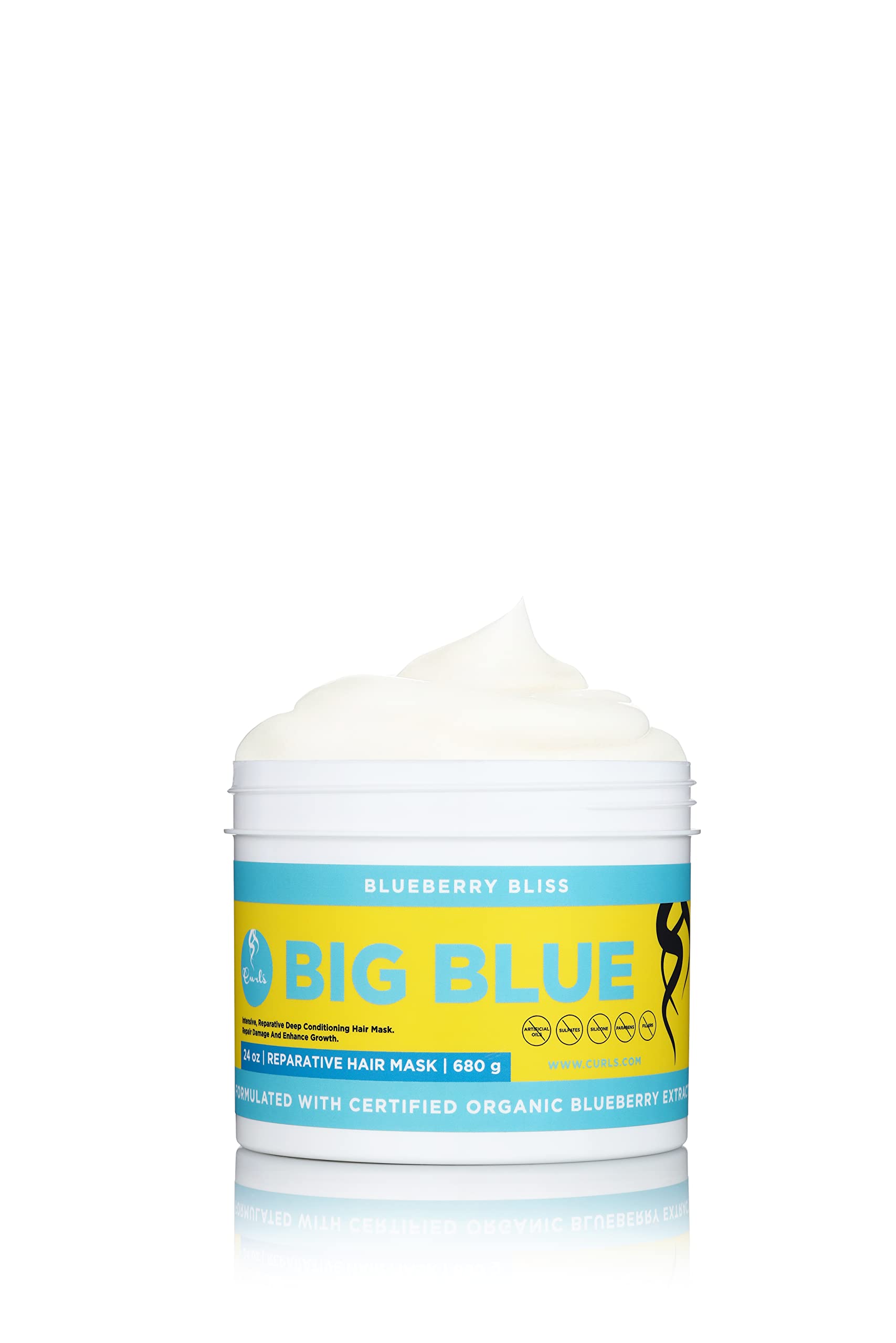 Foto 3 pulgar | Mascarilla Para Cabello Curls Blueberry Bliss Reparative 700 Ml Para Todo Cabello Rizado - Venta Internacional.