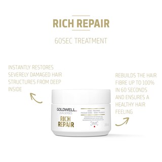 Foto 2 | Tratamiento Goldwell Dualsenses Rich Repair Restoring, 200 Ml - Venta Internacional.
