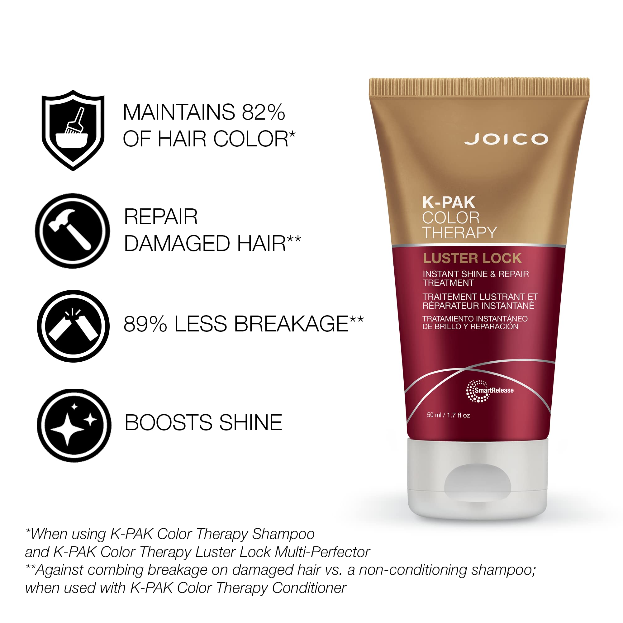 Foto 4 pulgar | Tratamiento Joico K-pak Color Therapy Luster Lock, 50 Ml - Venta Internacional.