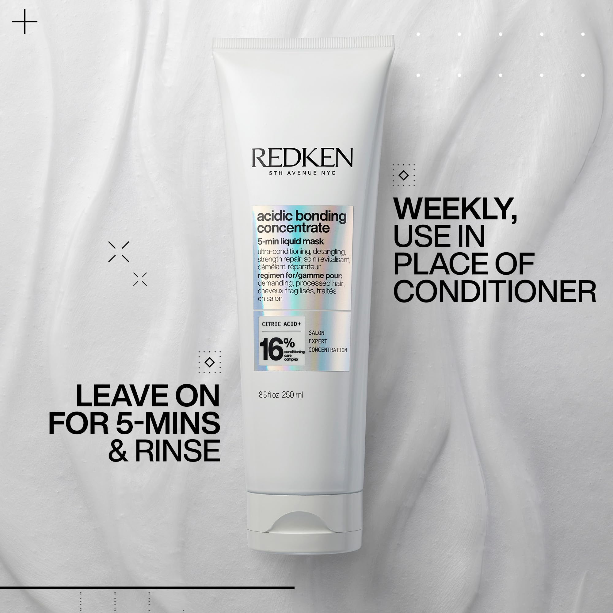 Foto 5 pulgar | Mascarilla Capilar Redken Bonding Acidic Concentrate 150 Ml Para Cabello Seco - Venta Internacional.