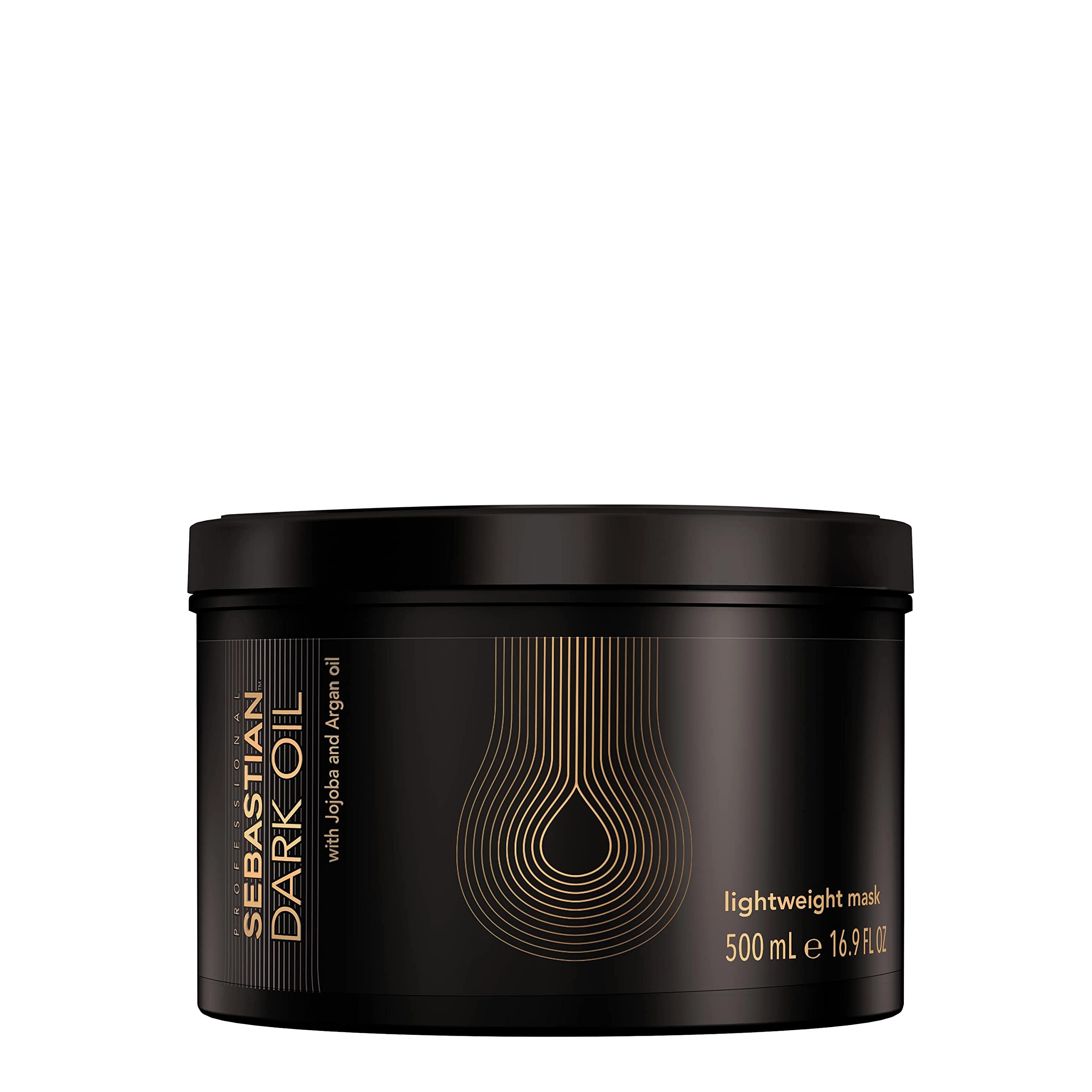 Mascarilla Capilar Sebastian Dark Oil Lightweight Con Jojoba Y Argán, 500 Ml - Venta Internacional.