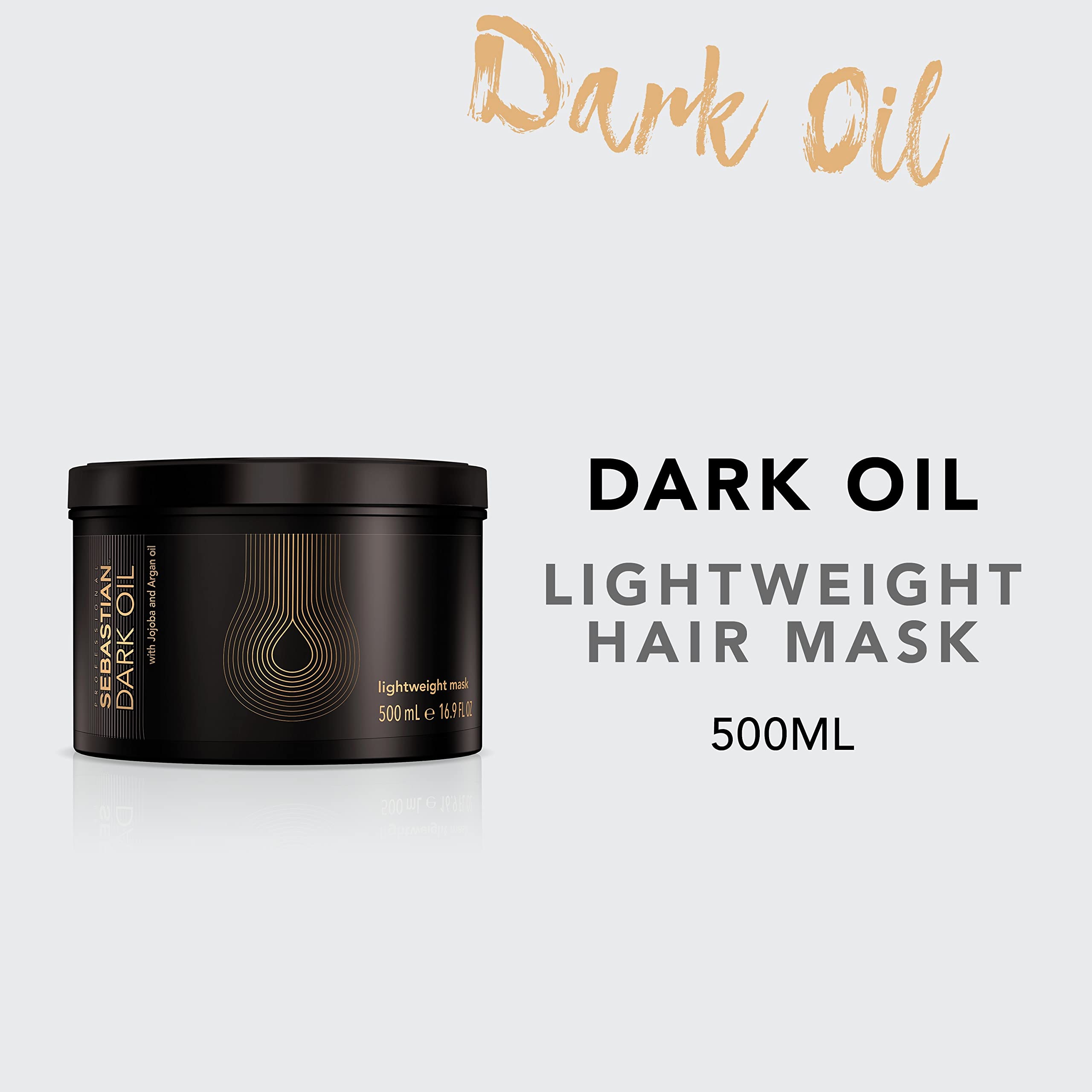 Foto 3 pulgar | Mascarilla Capilar Sebastian Dark Oil Lightweight Con Jojoba Y Argán, 500 Ml - Venta Internacional.