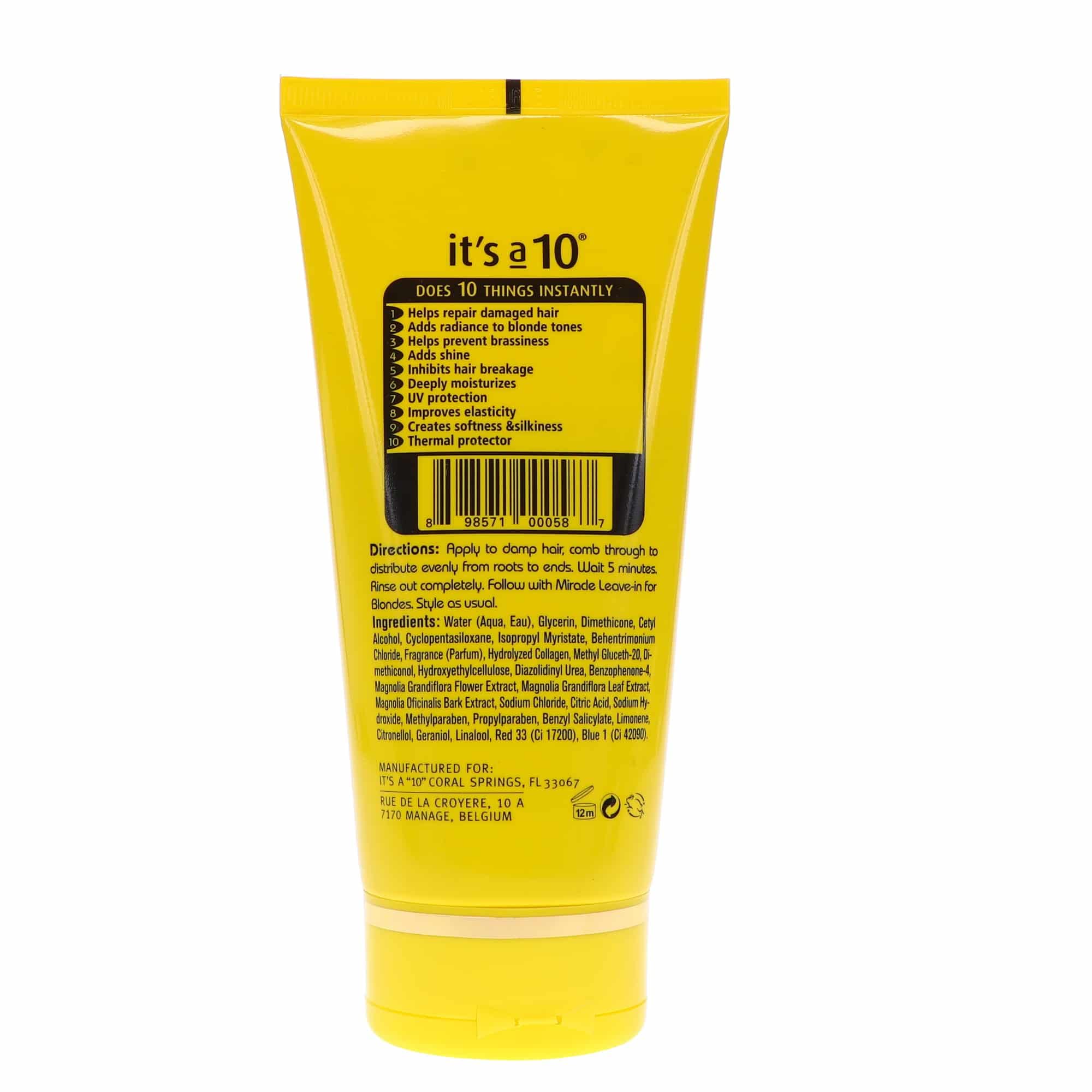 Foto 3 pulgar | Hair Repair It's A 10 Haircare Five Minute For Rubias 150 Ml - Venta Internacional.
