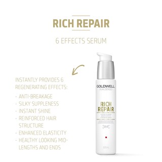 Foto 2 | Sérum Goldwell Dualsenses Rich Repair Restaurador, 6 Efectos, 100 Ml - Venta Internacional.