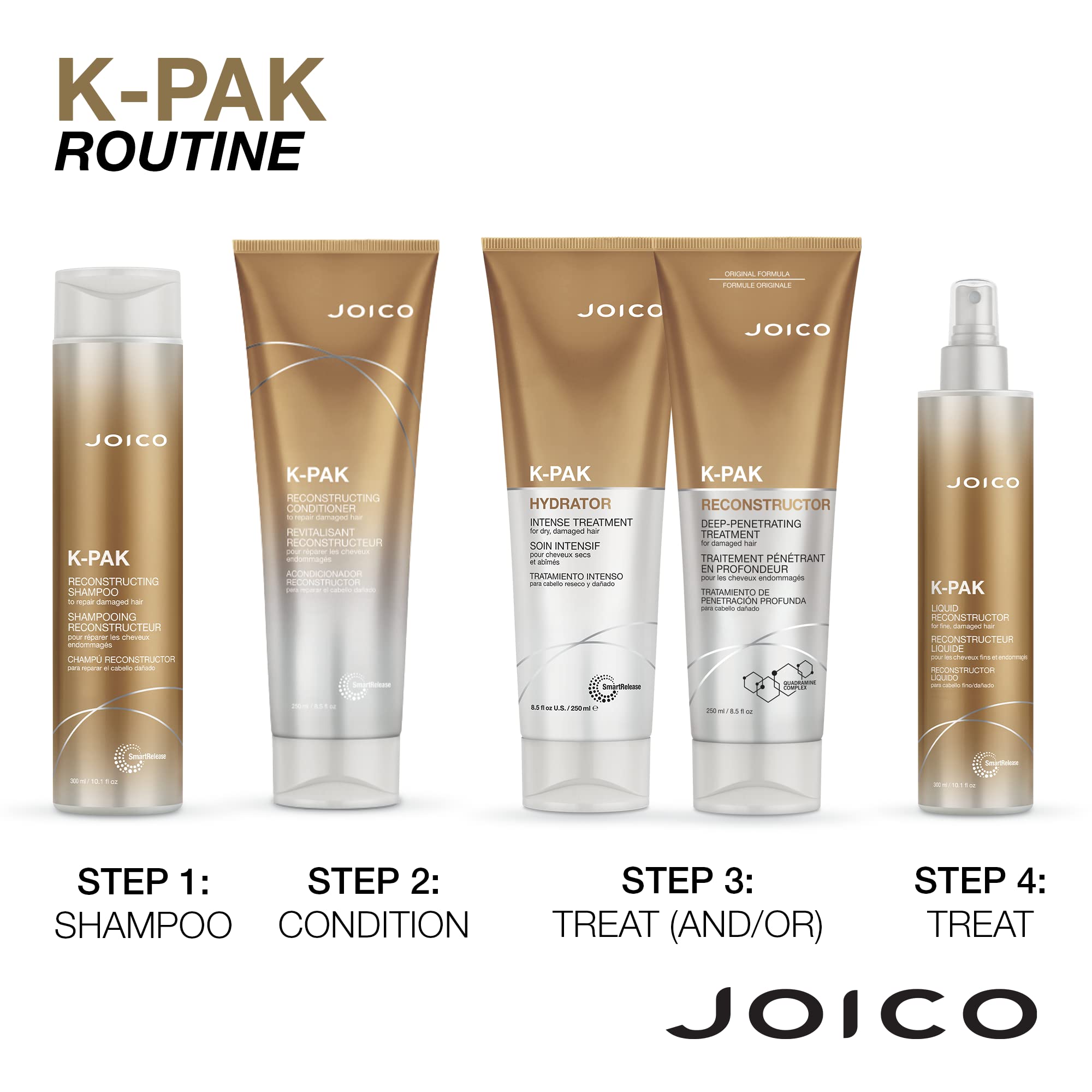 Foto 6 pulgar | Tratamiento Reconstructor Joico K-pak Para Cabello Dañado 250 Ml - Venta Internacional.