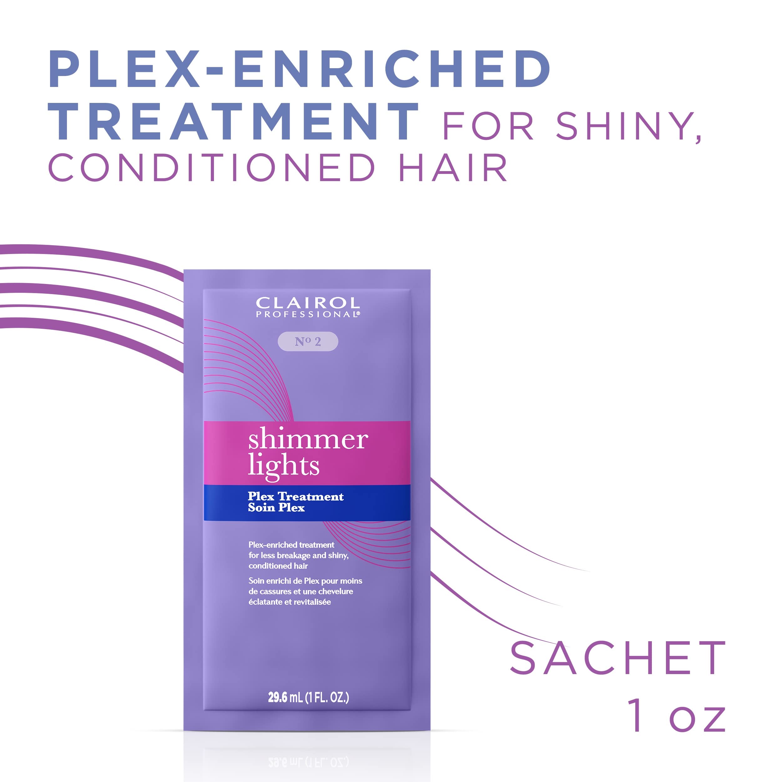 Foto 3 pulgar | Tratamiento Capilar Clairol Professional Shimmer Lights Plex 30 Ml - Venta Internacional.