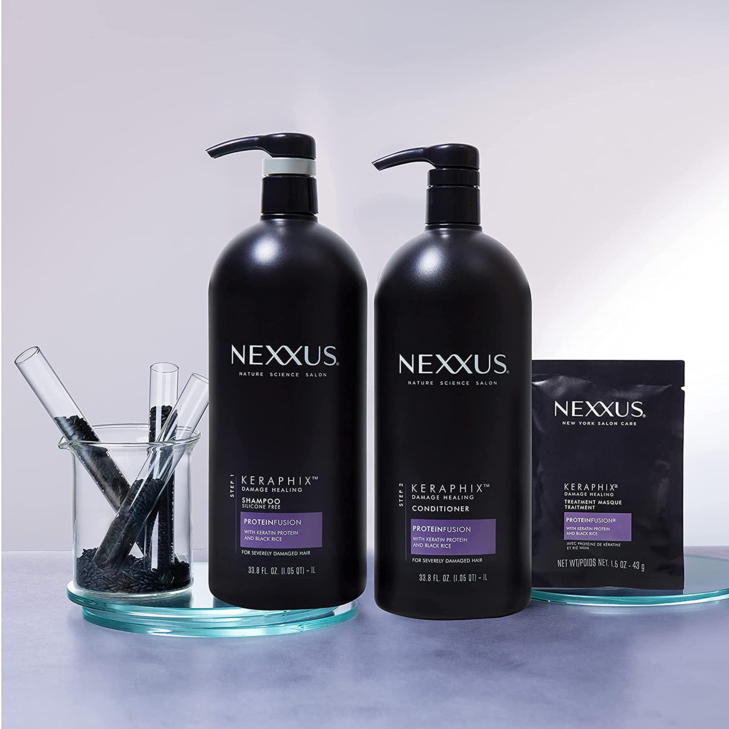 Foto 8 pulgar | Set De Champú Y Acondicionador Nexxus Keraphix Damaged Hair - Venta Internacional.