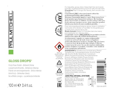 Foto 7 | Shine Serum Paul Mitchell Gloss Drops, 100 Ml, Para Cabello Encrespado - Venta Internacional.