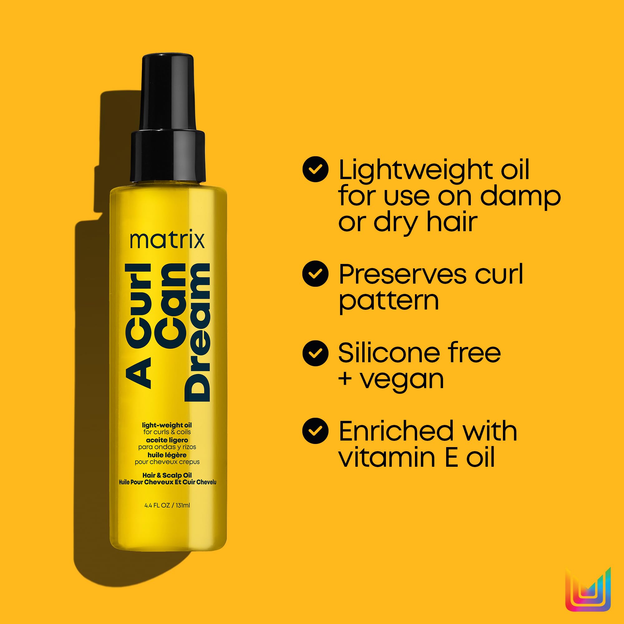 Foto 4 | Aceite Para Cabello Y Cuero Cabelludo Matrix A Curl Can Dream 130 Ml - Venta Internacional.