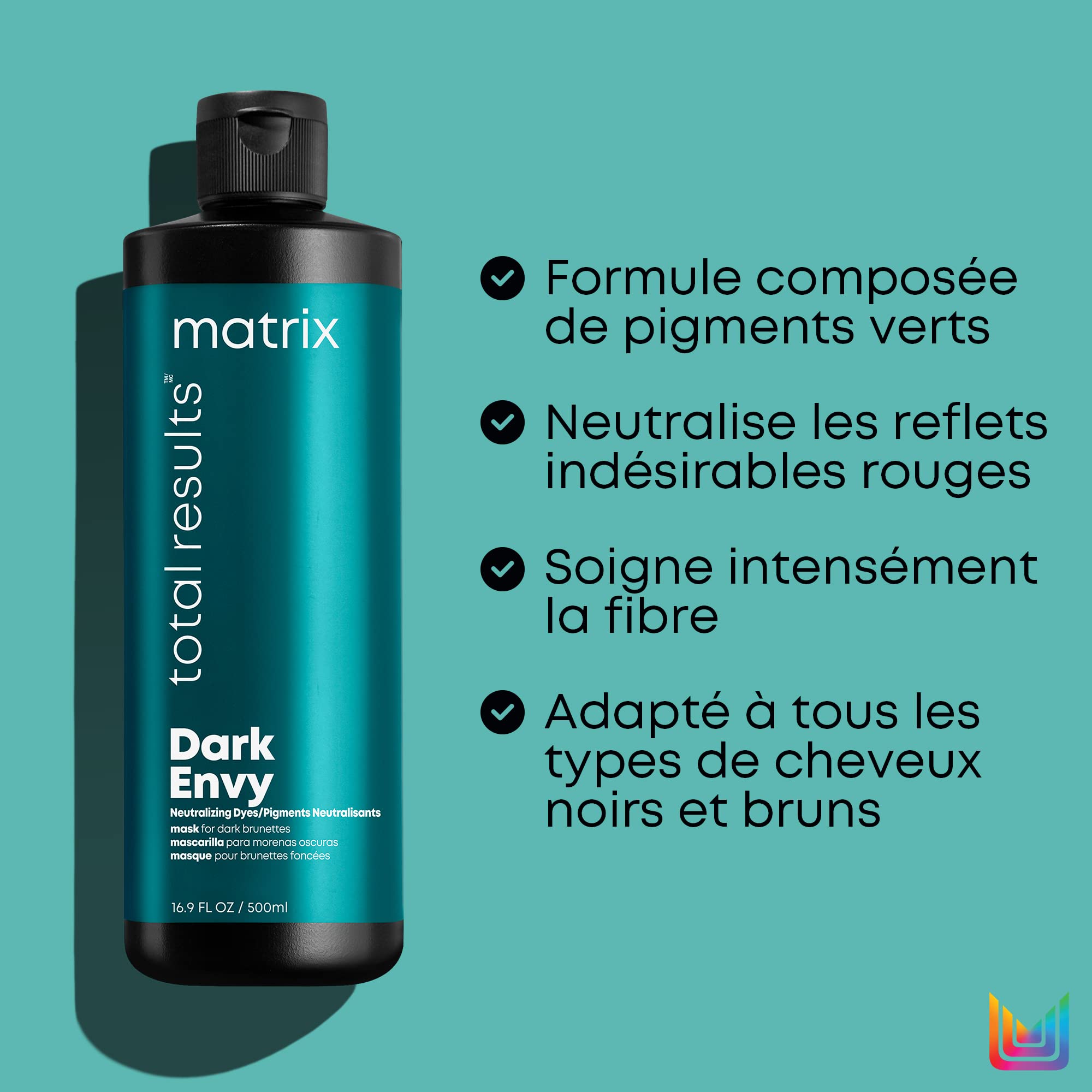 Foto 5 pulgar | Mascarilla Capilar Matrix Dark Envy Red Neutralization 500 Ml - Venta Internacional.