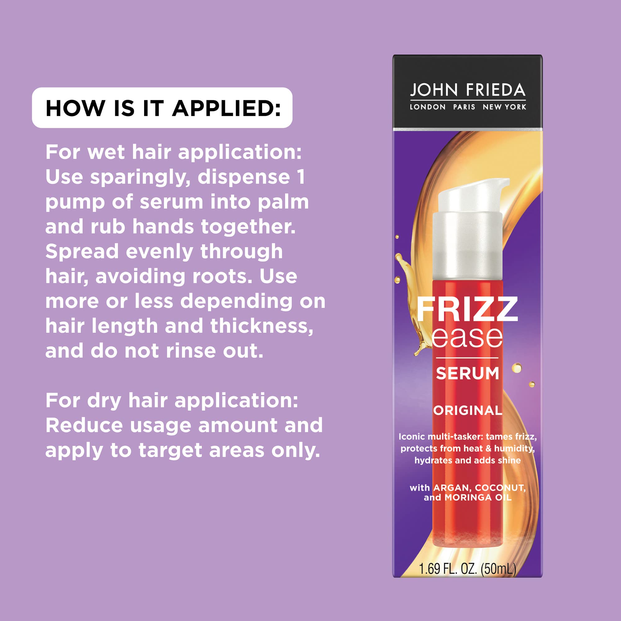 Foto 7 pulgar | Sérum Para El Cabello John Frieda Frizz Ease Original 50 Ml (paquete De 2) - Venta Internacional.