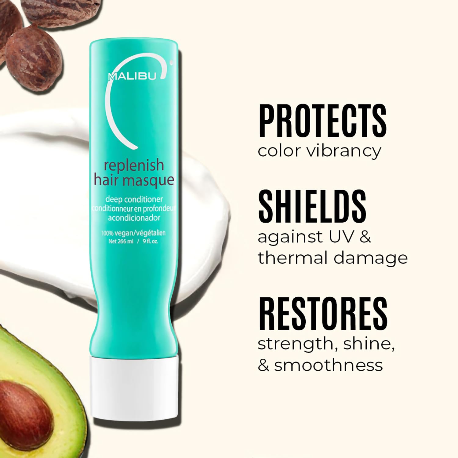 Foto 5 | Mascarilla Capilar Malibu C Replenish Ultra Hydrating 1l Con Aceite De Aguacate - Venta Internacional.