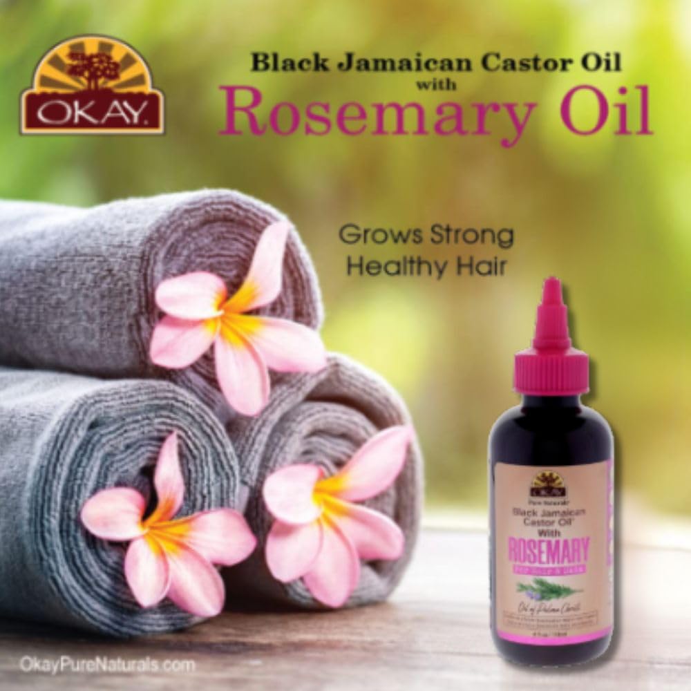 Foto 4 pulgar | Castor Jamaicano Negro Oil Okay Con Romero, 188 Ml - Venta Internacional.