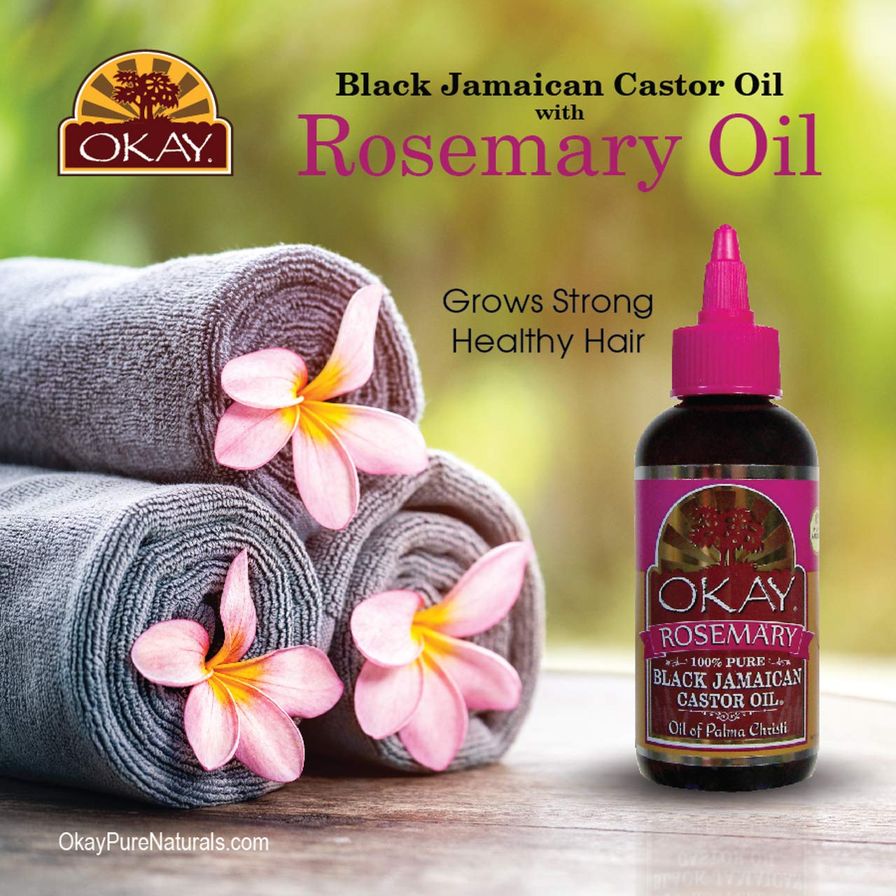 Foto 5 pulgar | Castor Jamaicano Negro Oil Okay Con Romero, 188 Ml - Venta Internacional.