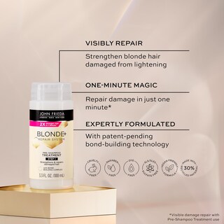 Foto 3 | Tratamiento Previo Al Champú John Frieda Blonde+ Hair Repair 100 Ml - Venta Internacional.