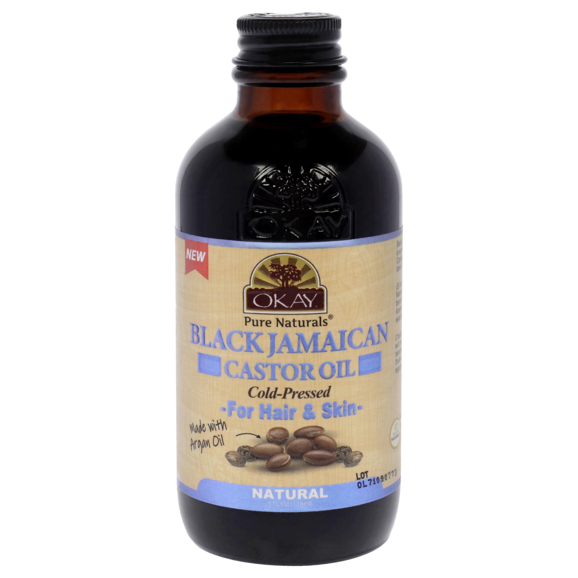 Castor Jamaicano Negro Oil Okay Con Argán, 118 Ml, Original - Venta Internacional.