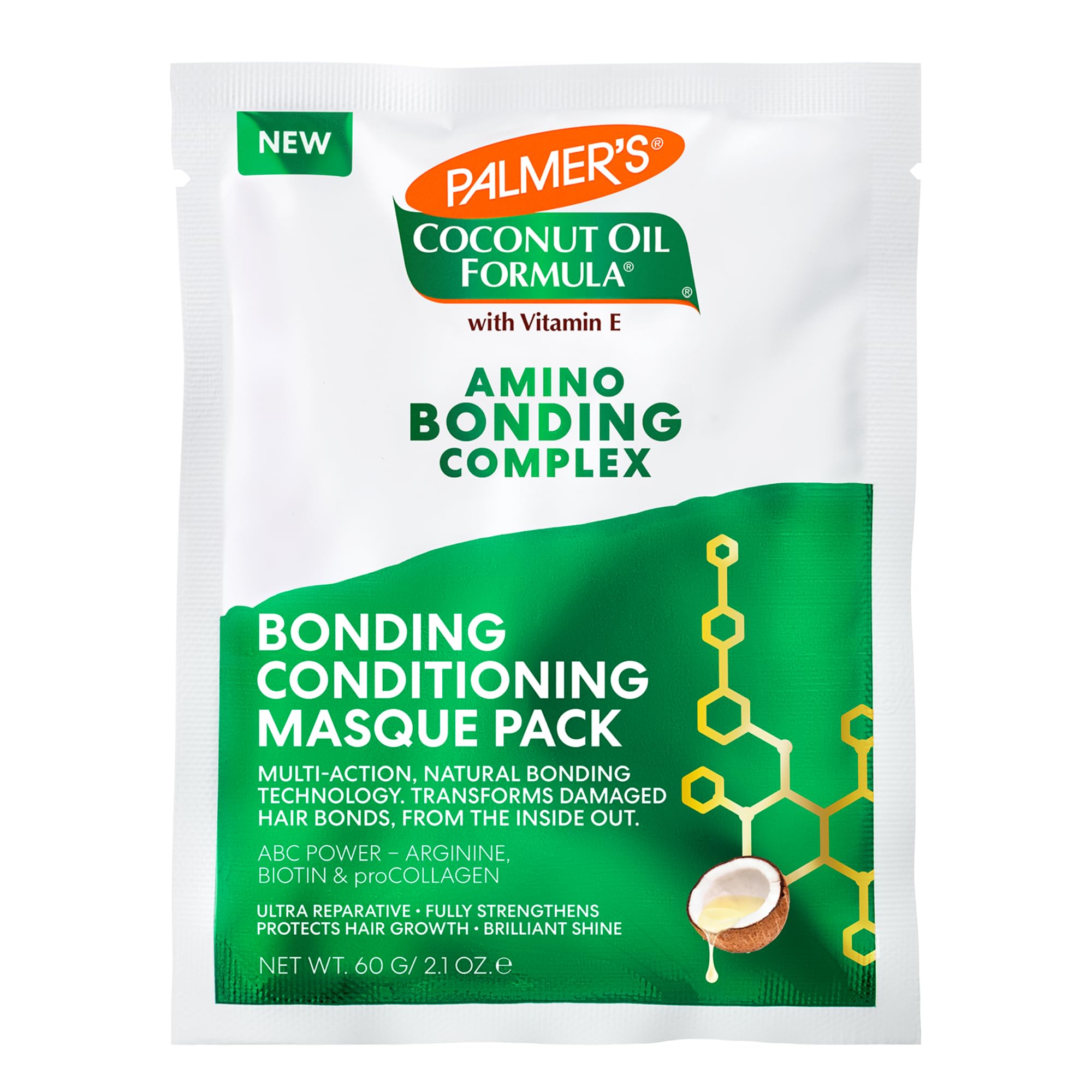 Mascarilla Capilar Palmer's Amino Bonding Complex 60 Ml Con Aceite De Coco - Venta Internacional.