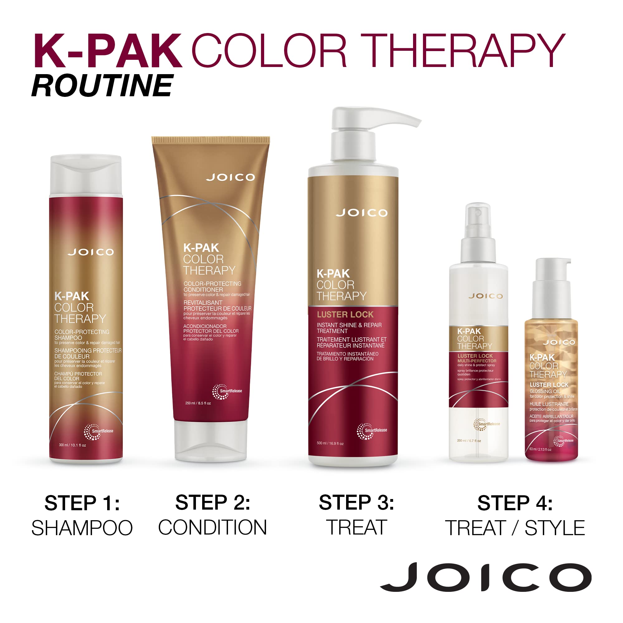 Foto 6 pulgar | Tratamiento Joico K-pak Color Therapy Luster Lock, 500 Ml - Venta Internacional.