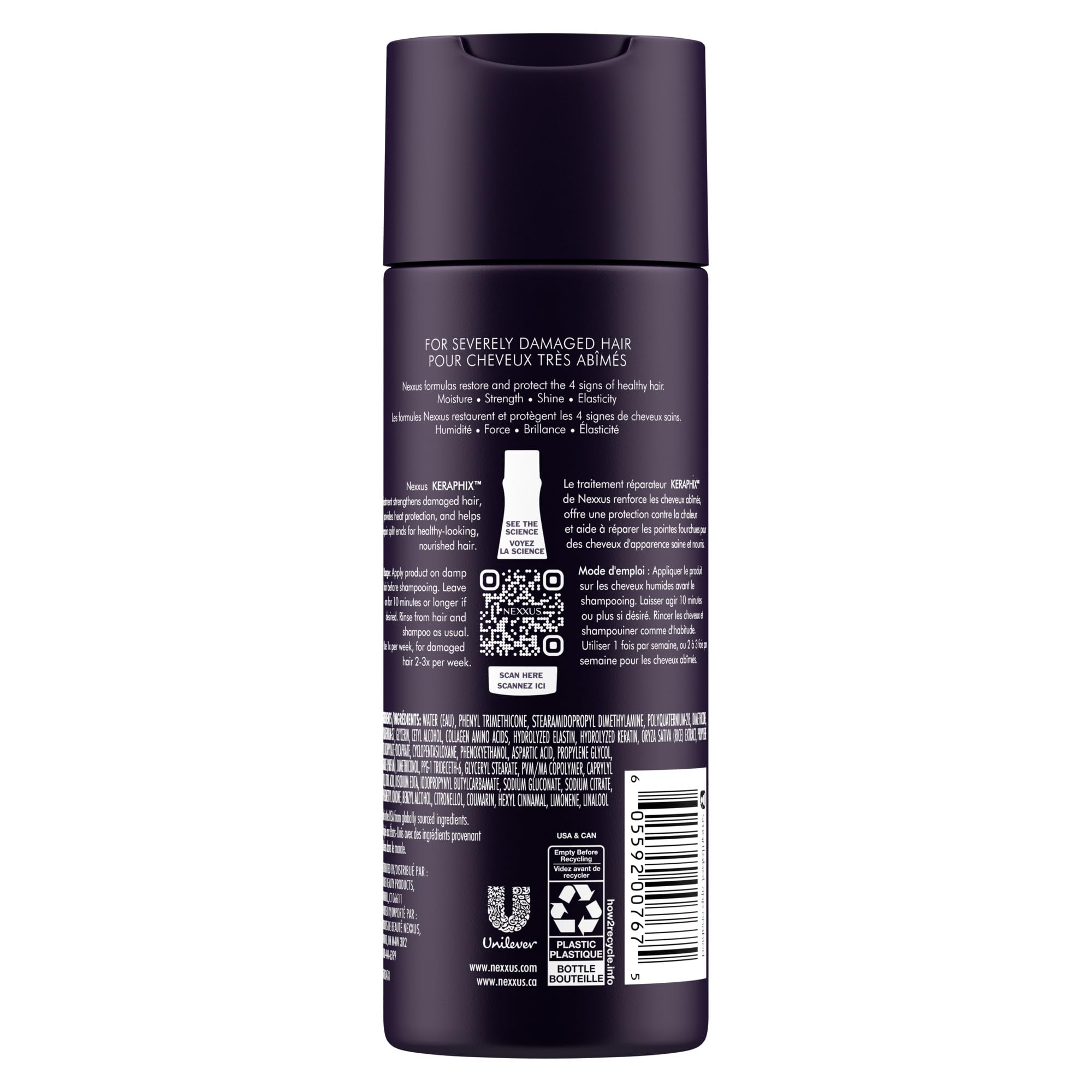 Foto 2 | Crema De Tratamiento De Prelavado Nexxus Keraphix Damage Repair 180 Ml - Venta Internacional.