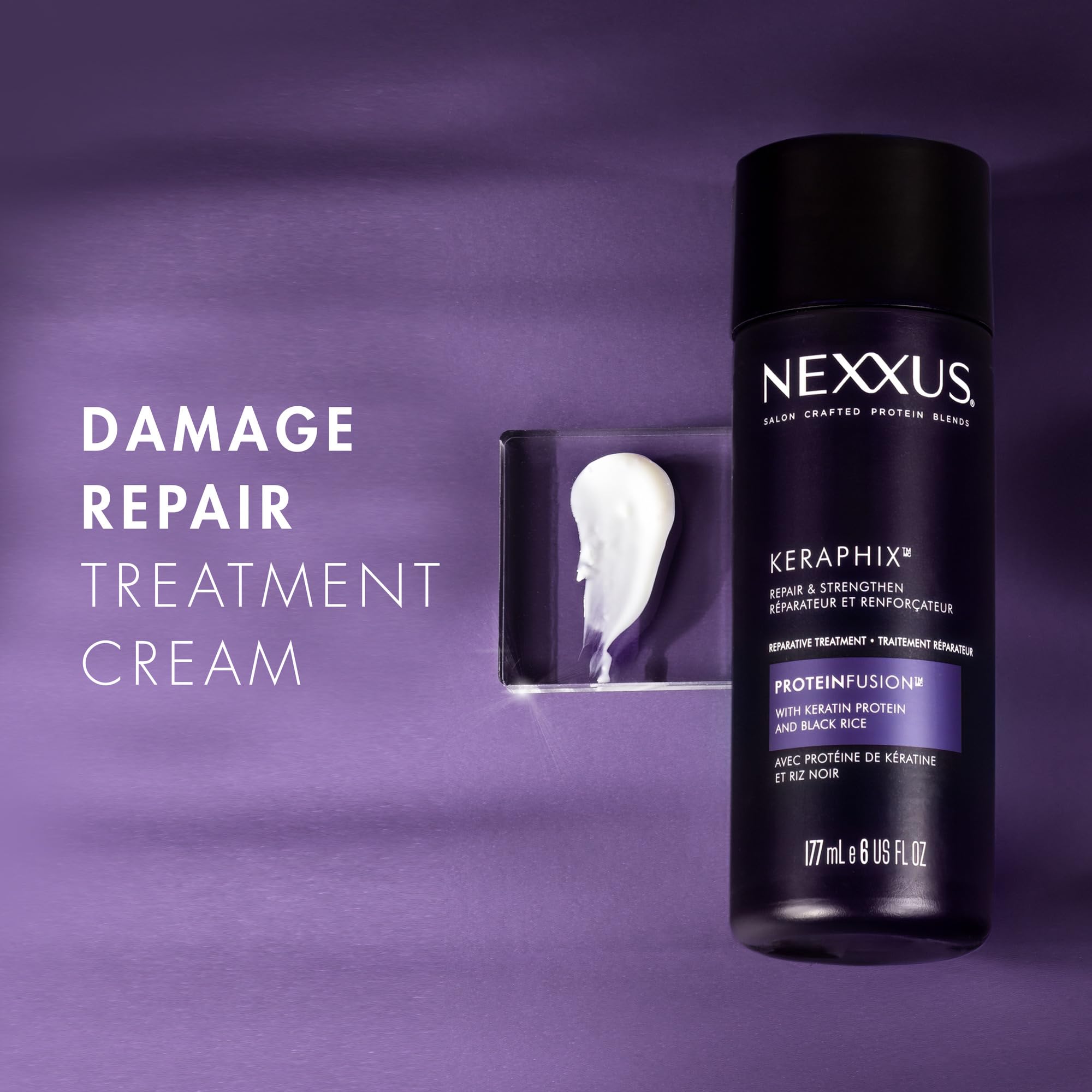 Foto 8 pulgar | Crema De Tratamiento De Prelavado Nexxus Keraphix Damage Repair 180 Ml - Venta Internacional.