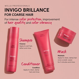 Foto 3 | Mascarilla Capilar Wella Professionals Invigo Brilliance 150 Ml - Venta Internacional.