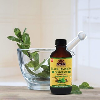 Foto 2 | Oil Okay Black Jamaican Castor Original Dark Con Menta, 118 Ml - Venta Internacional.